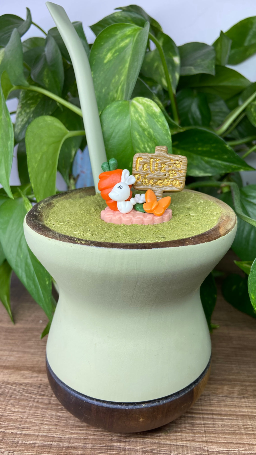 Páscoa plaquinha| enfeite de chimarrão