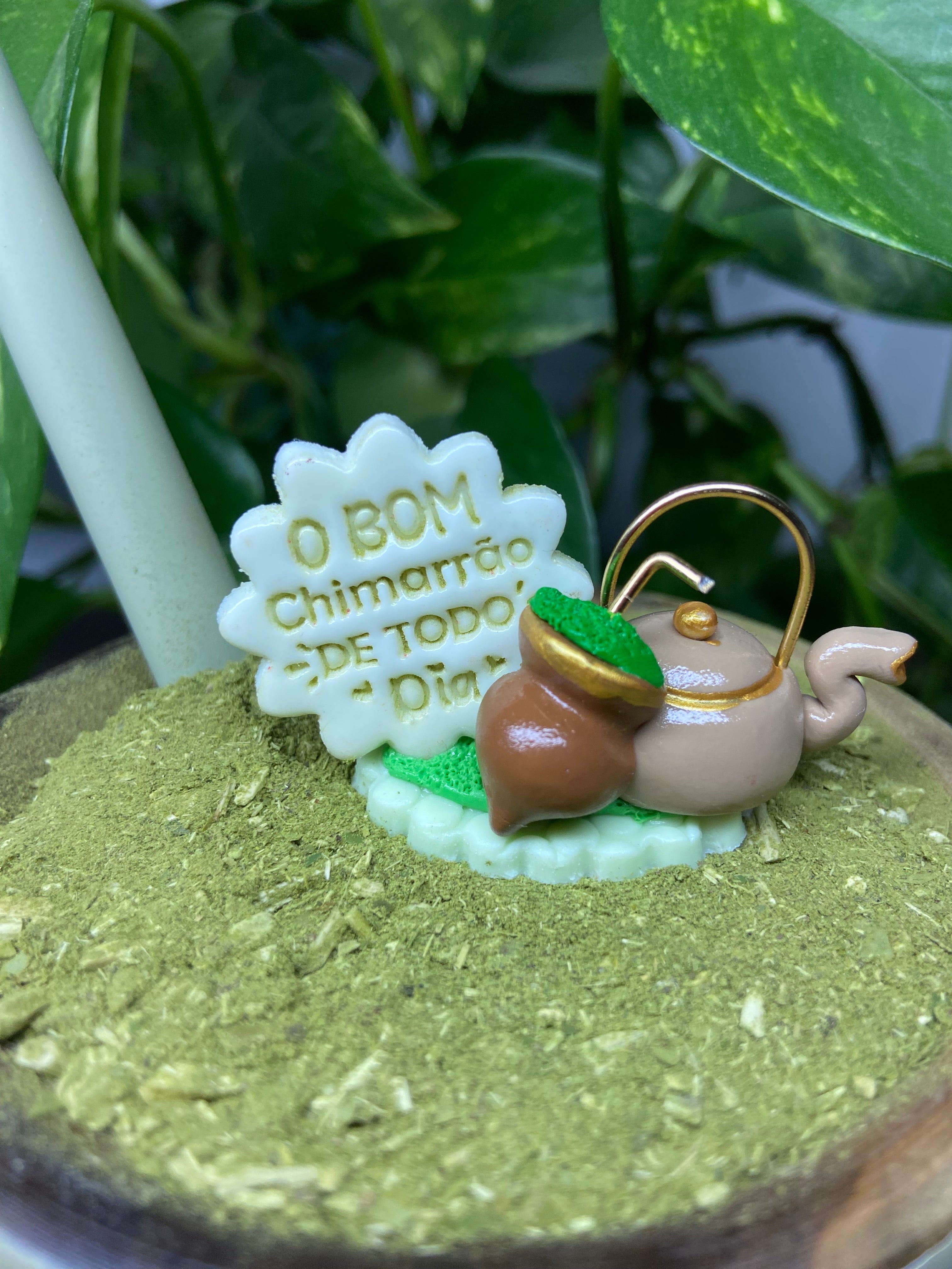 O bom chimarrão de todo dia| enfeite de chimarrão