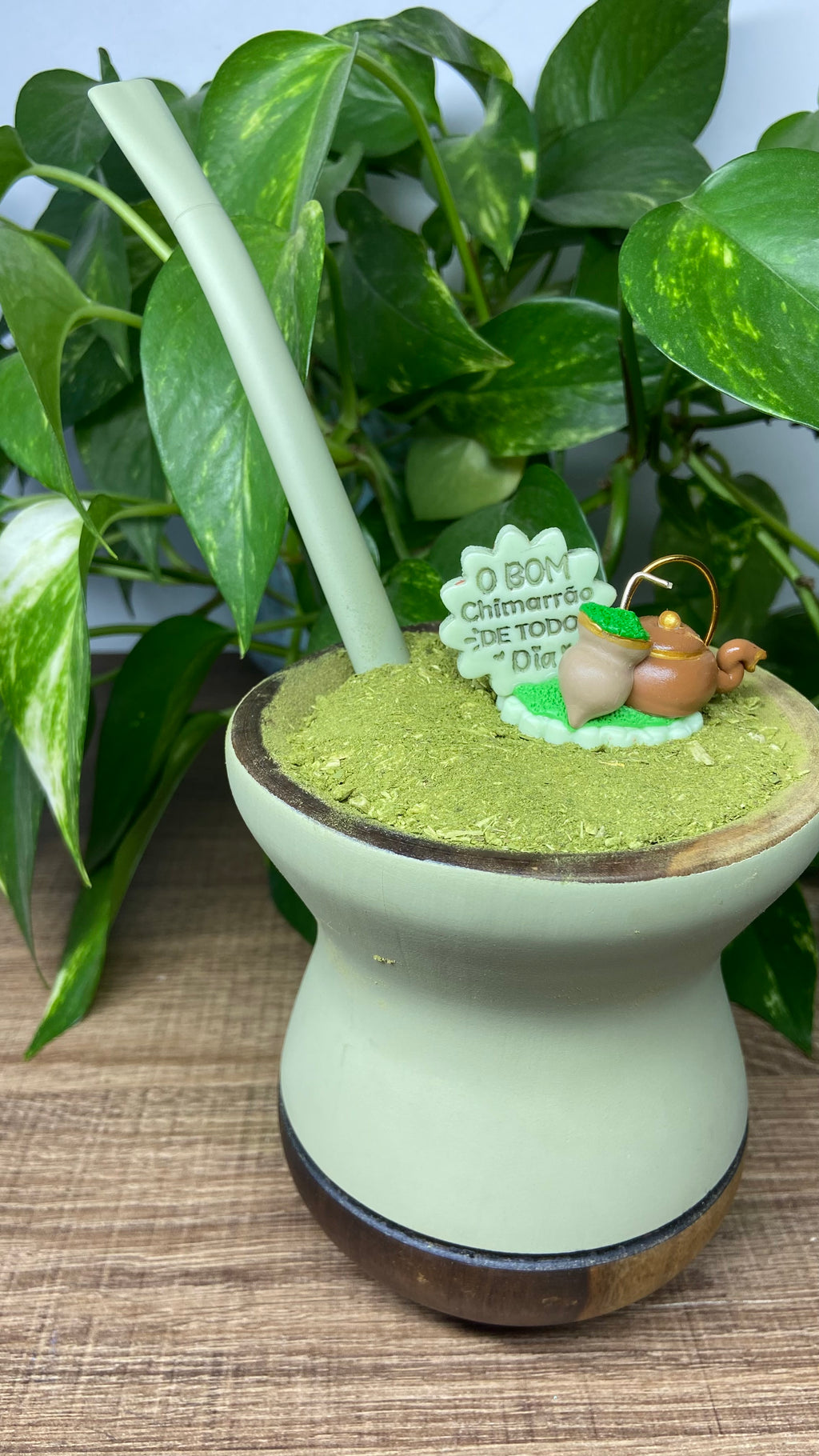 O bom chimarrão de todo dia| enfeite de chimarrão