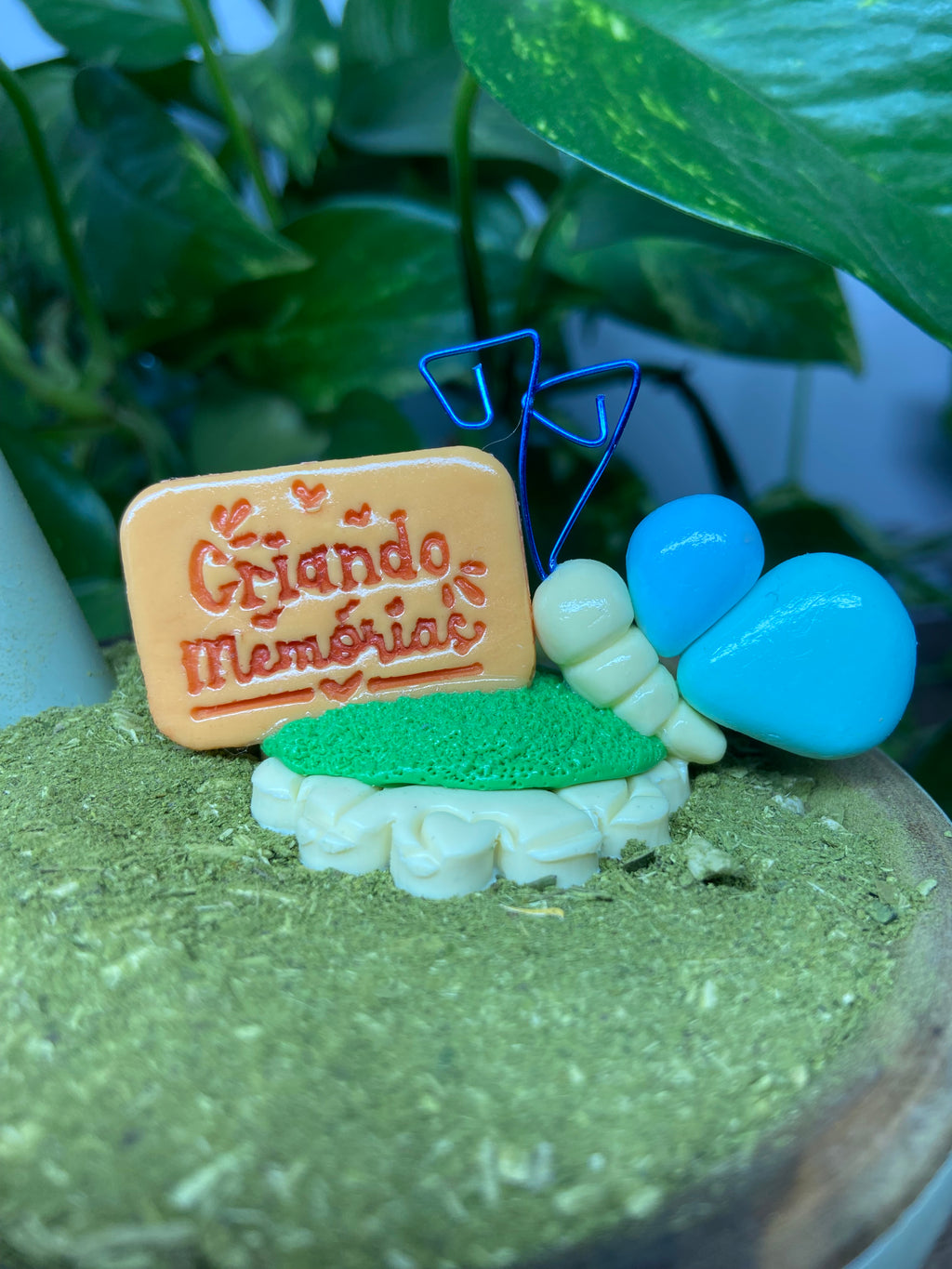 Criando memórias Borboleta 2| enfeite de chimarrão