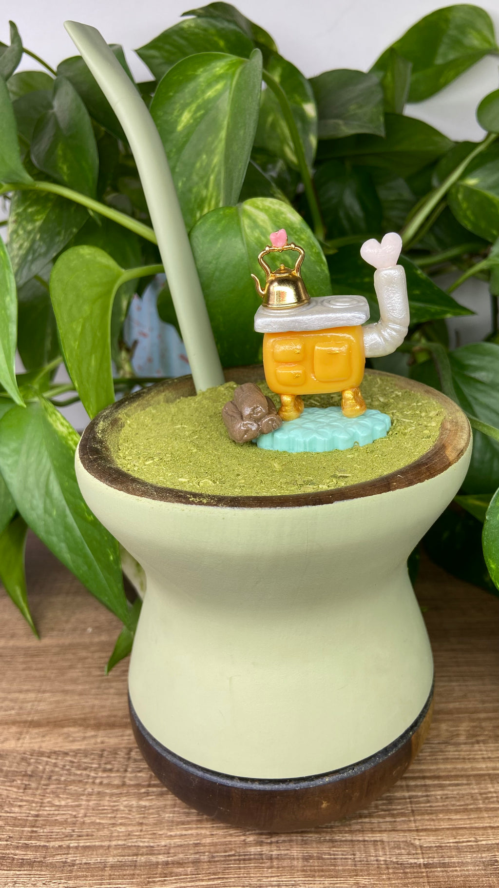 Fogão  a lenha | enfeite de chimarrão