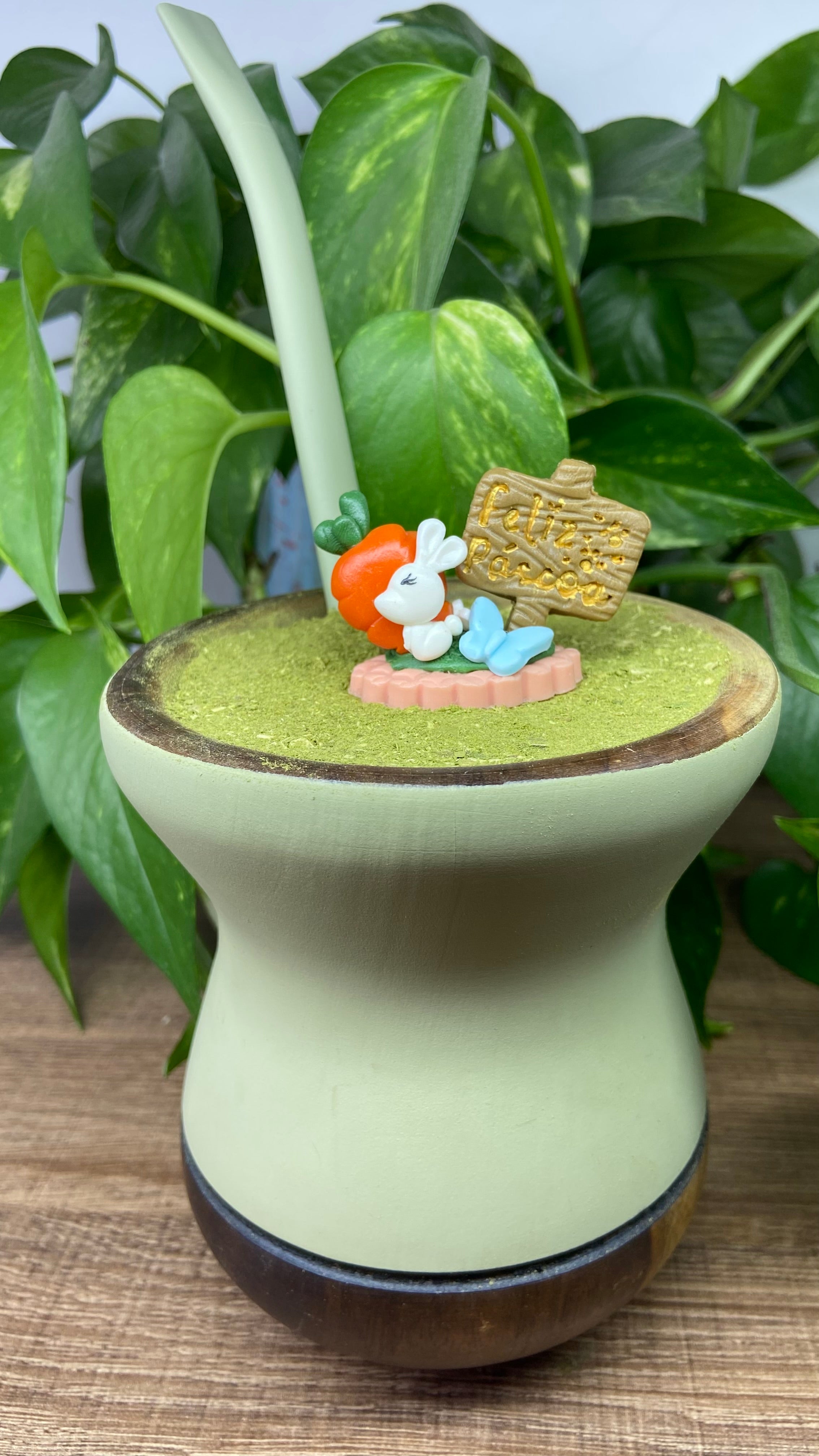 Páscoa plaquinha| enfeite de chimarrão