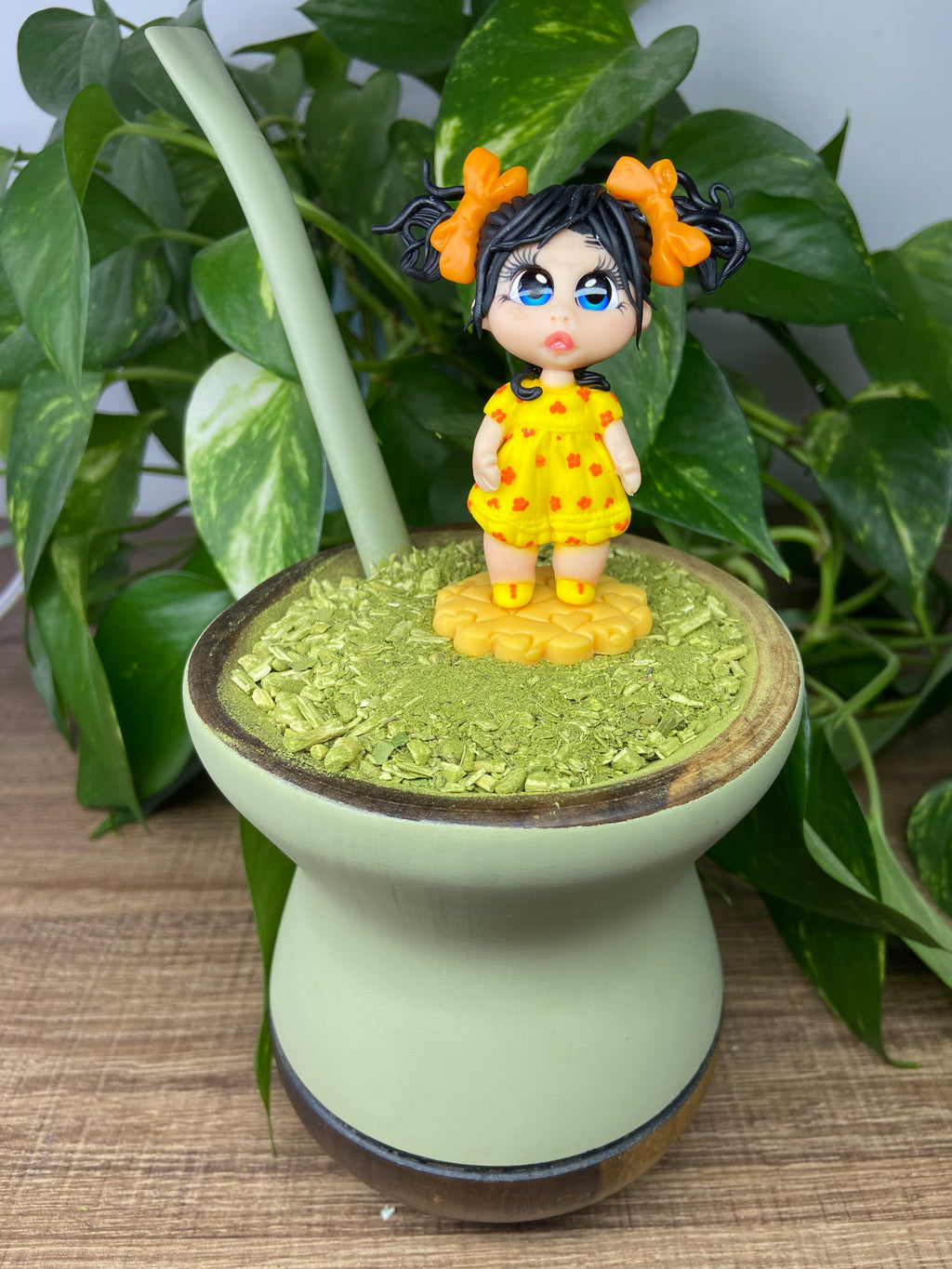 Boneca Isabella | enfeite de chimarrão