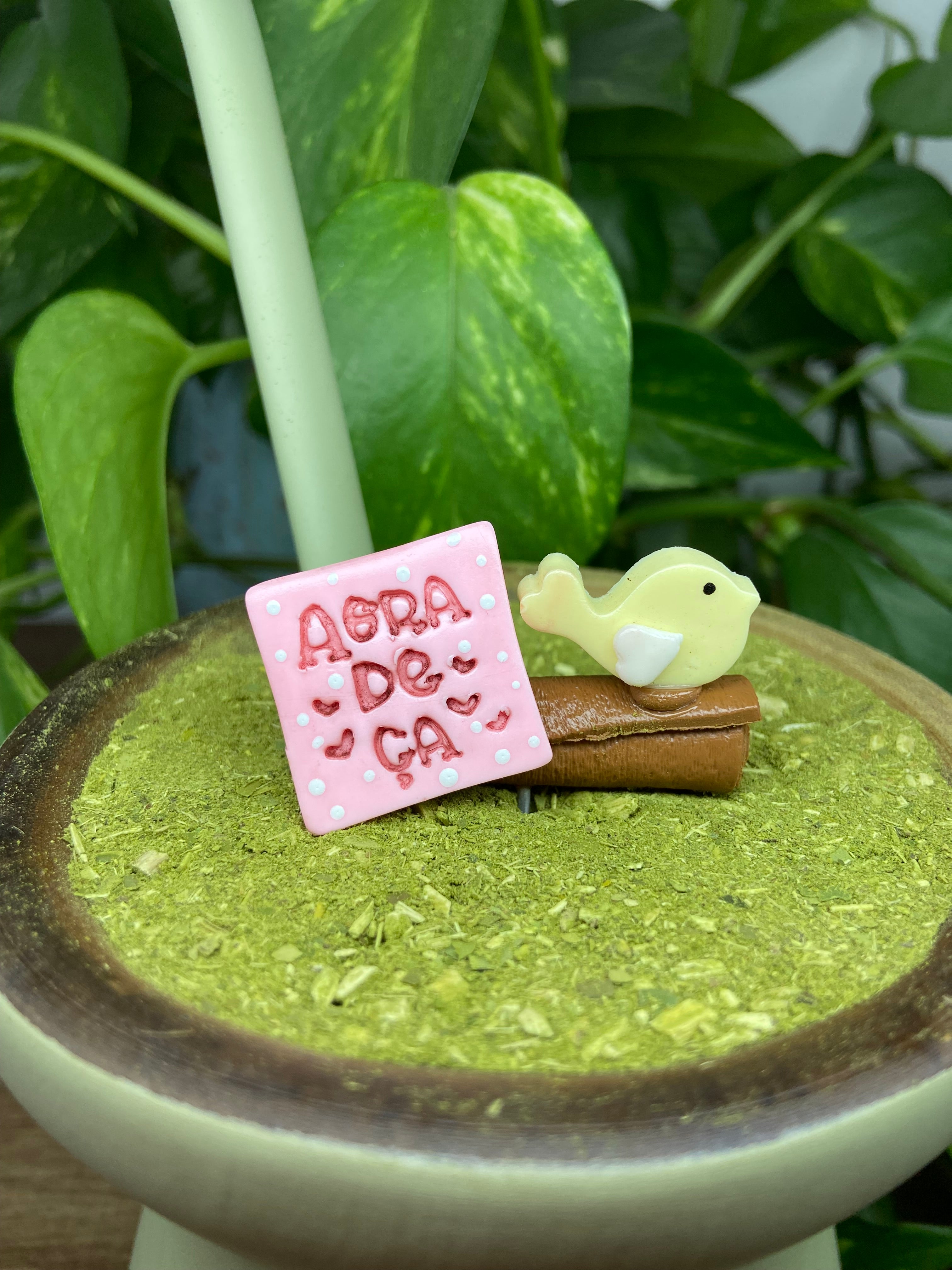 Agradeça| enfeite de chimarrão