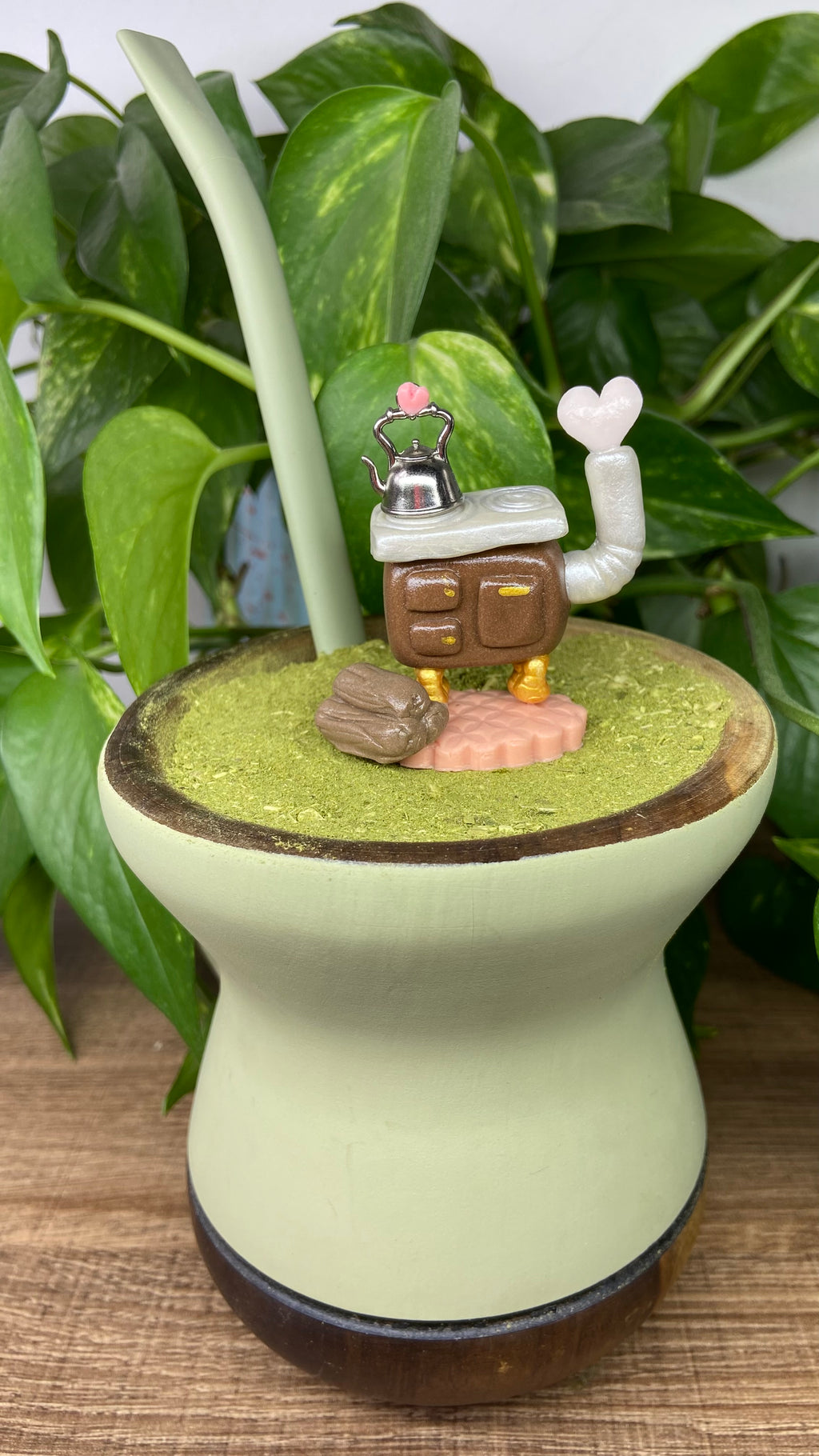 Fogão  a lenha | enfeite de chimarrão