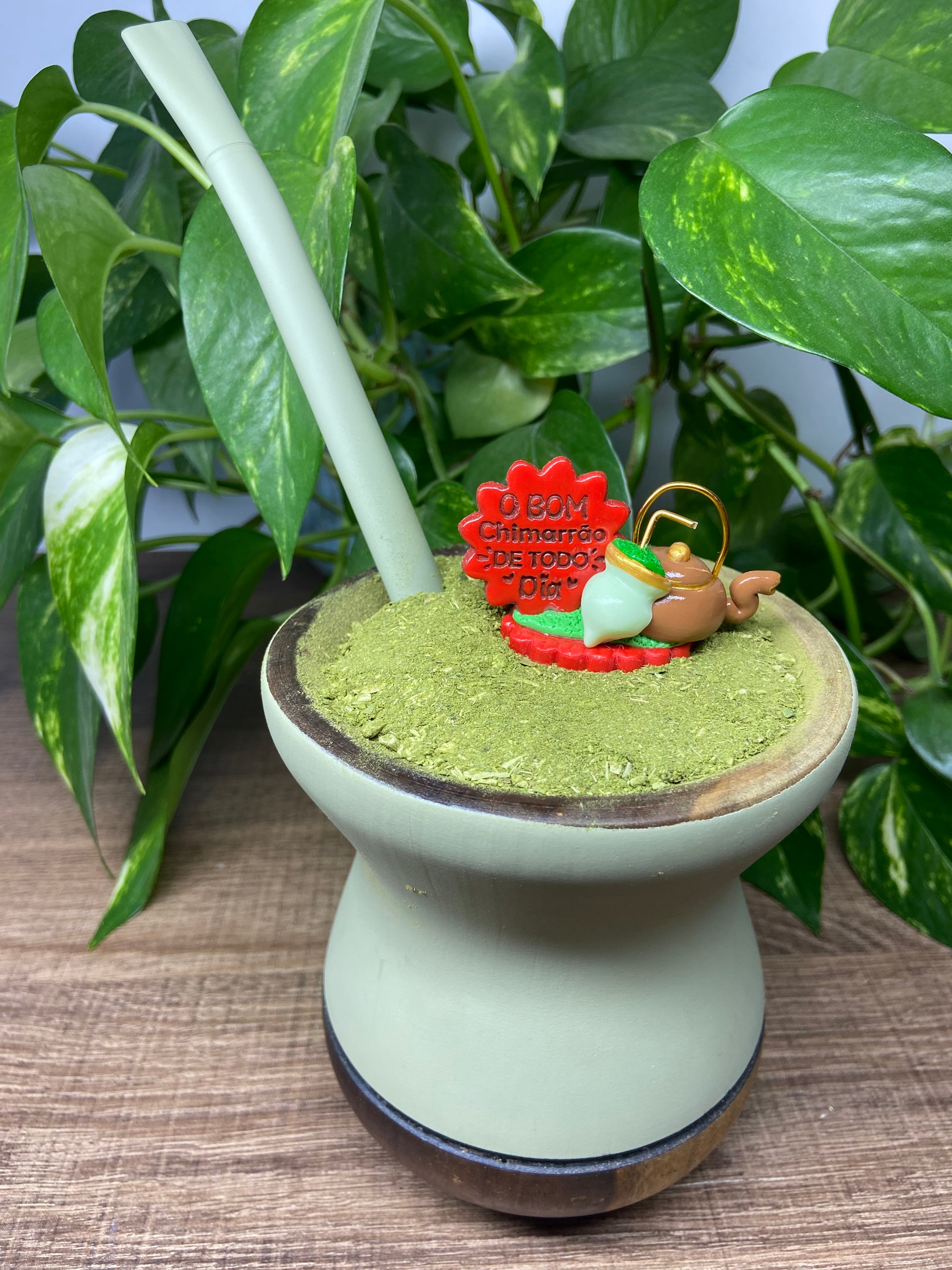 O bom chimarrão de todo dia| enfeite de chimarrão