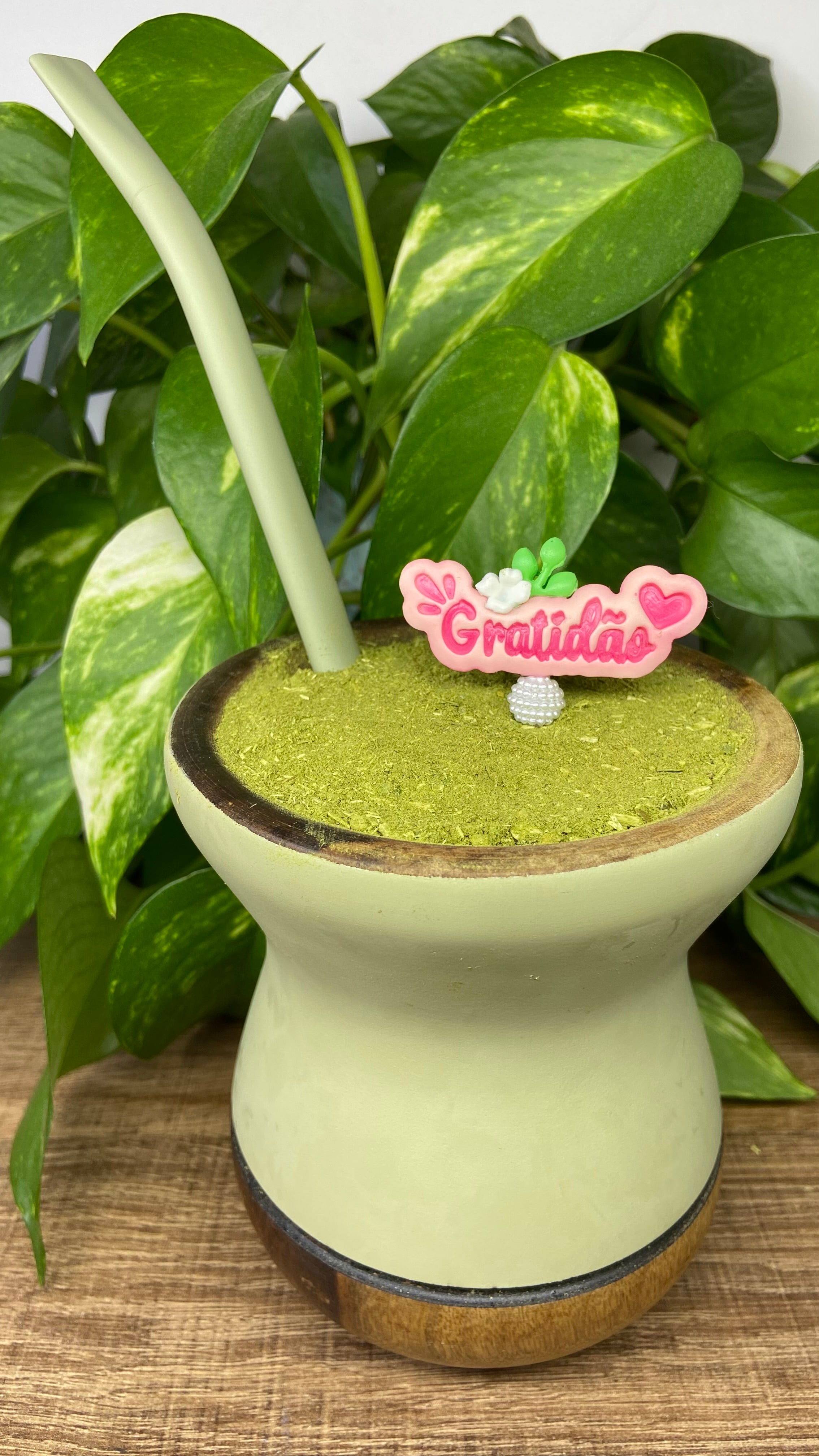 Gratidão| enfeite de chimarrão