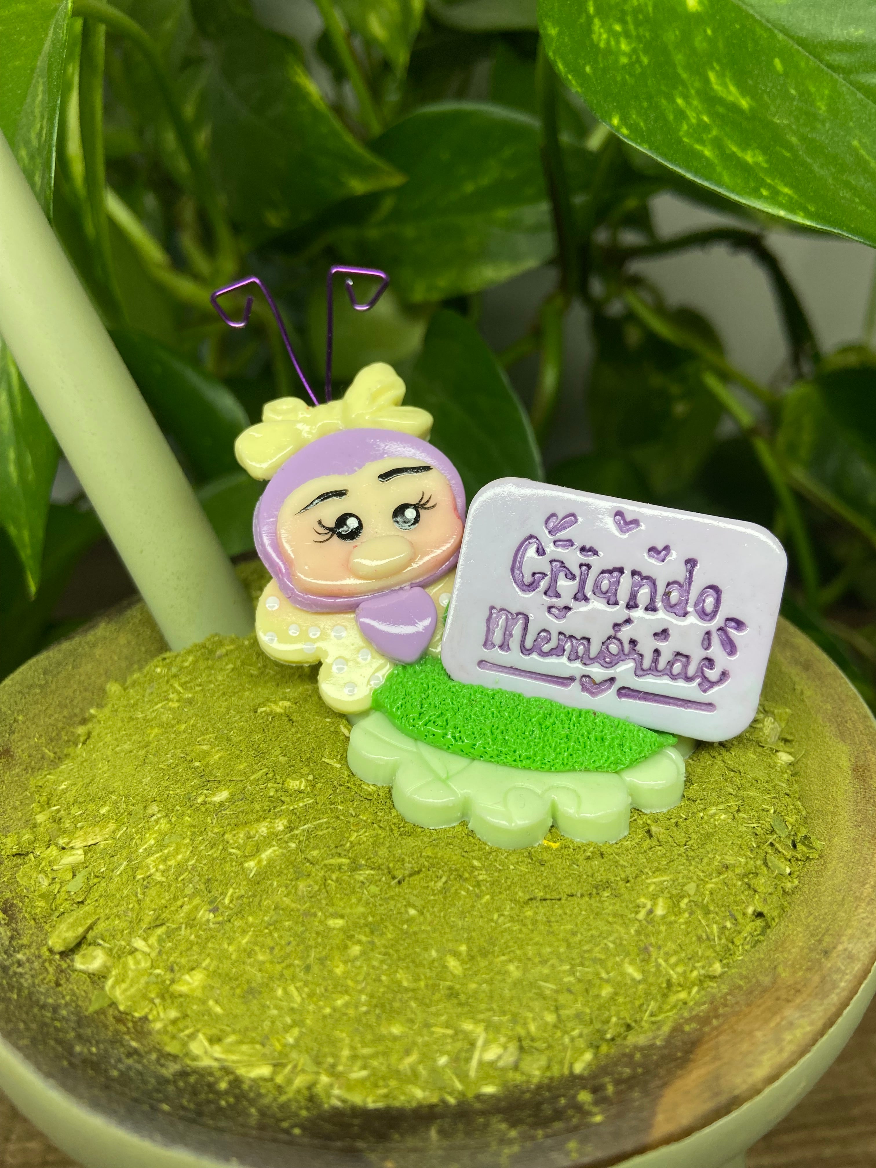 Criando memórias Borboleta | enfeite de chimarrão