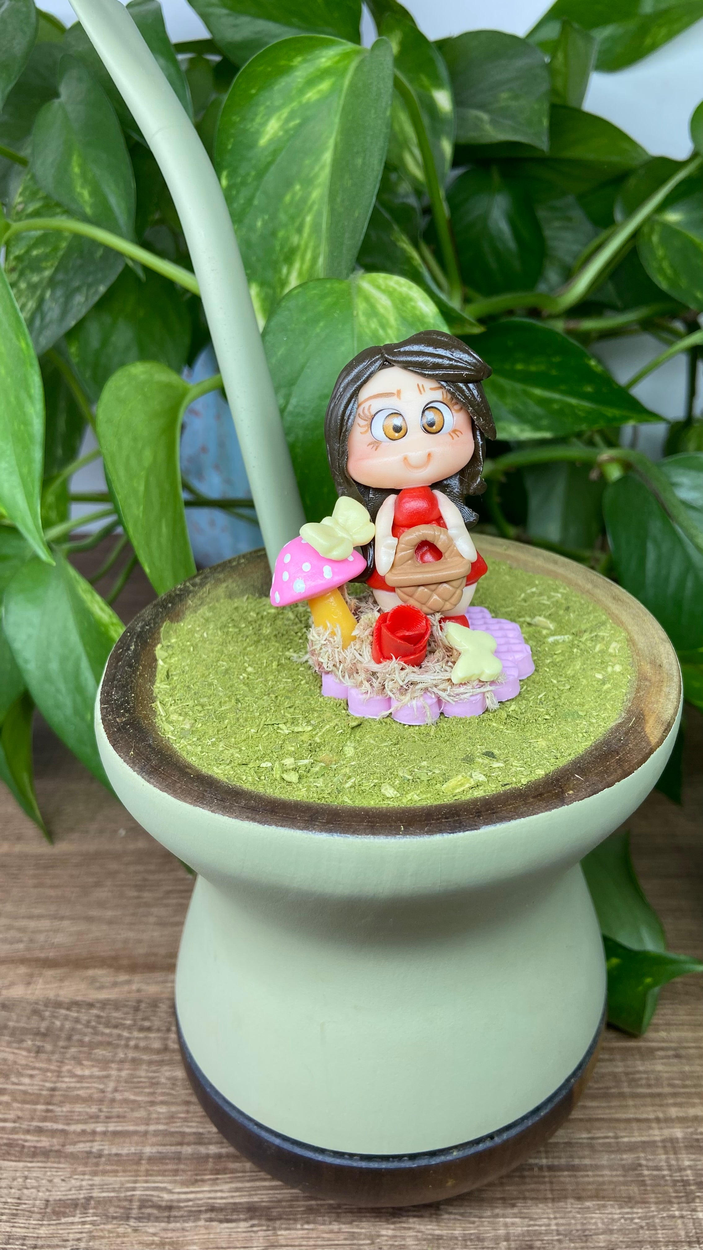 Boneca Cestinha| enfeite de chimarrão