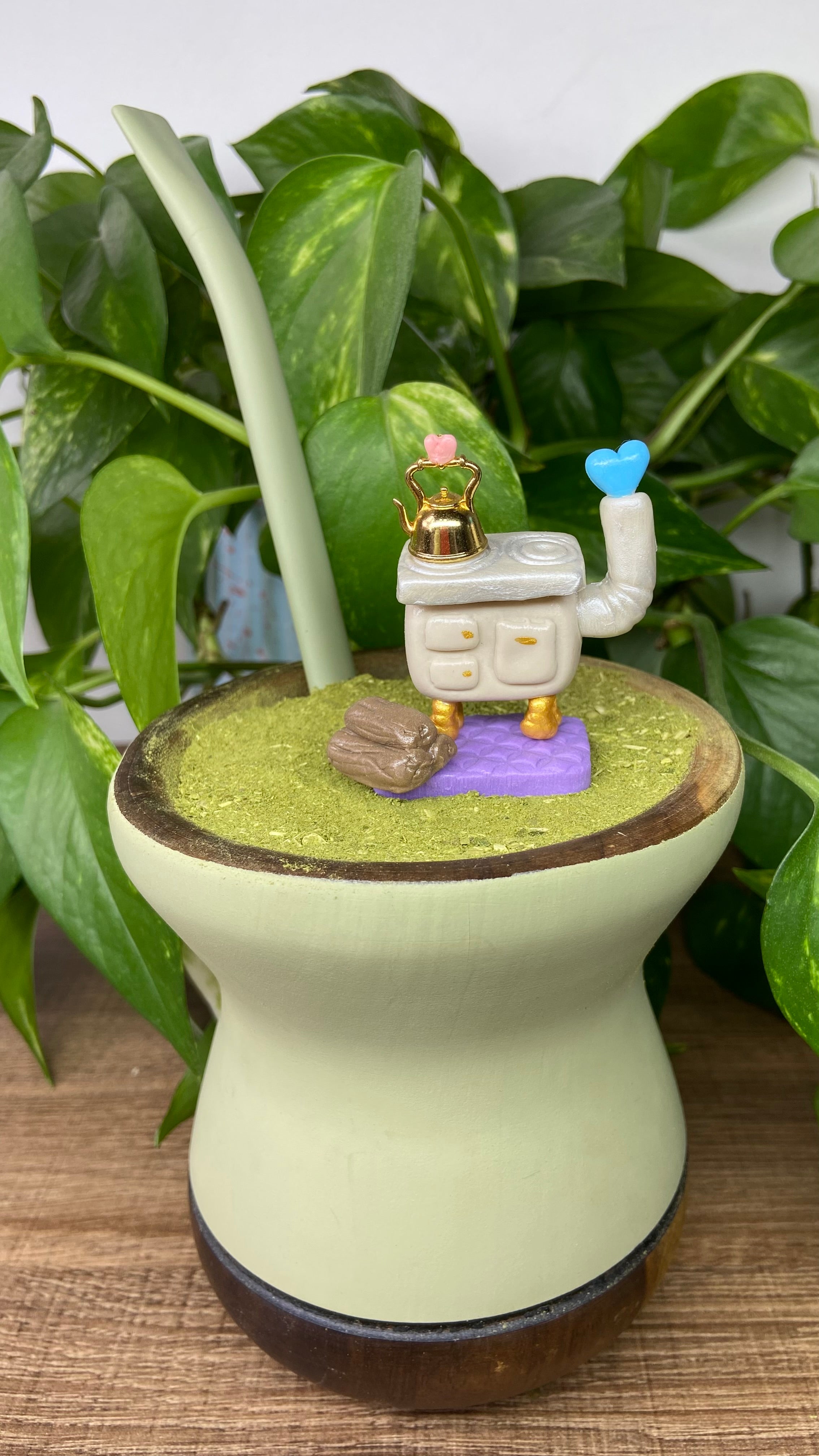 Fogão  a lenha | enfeite de chimarrão