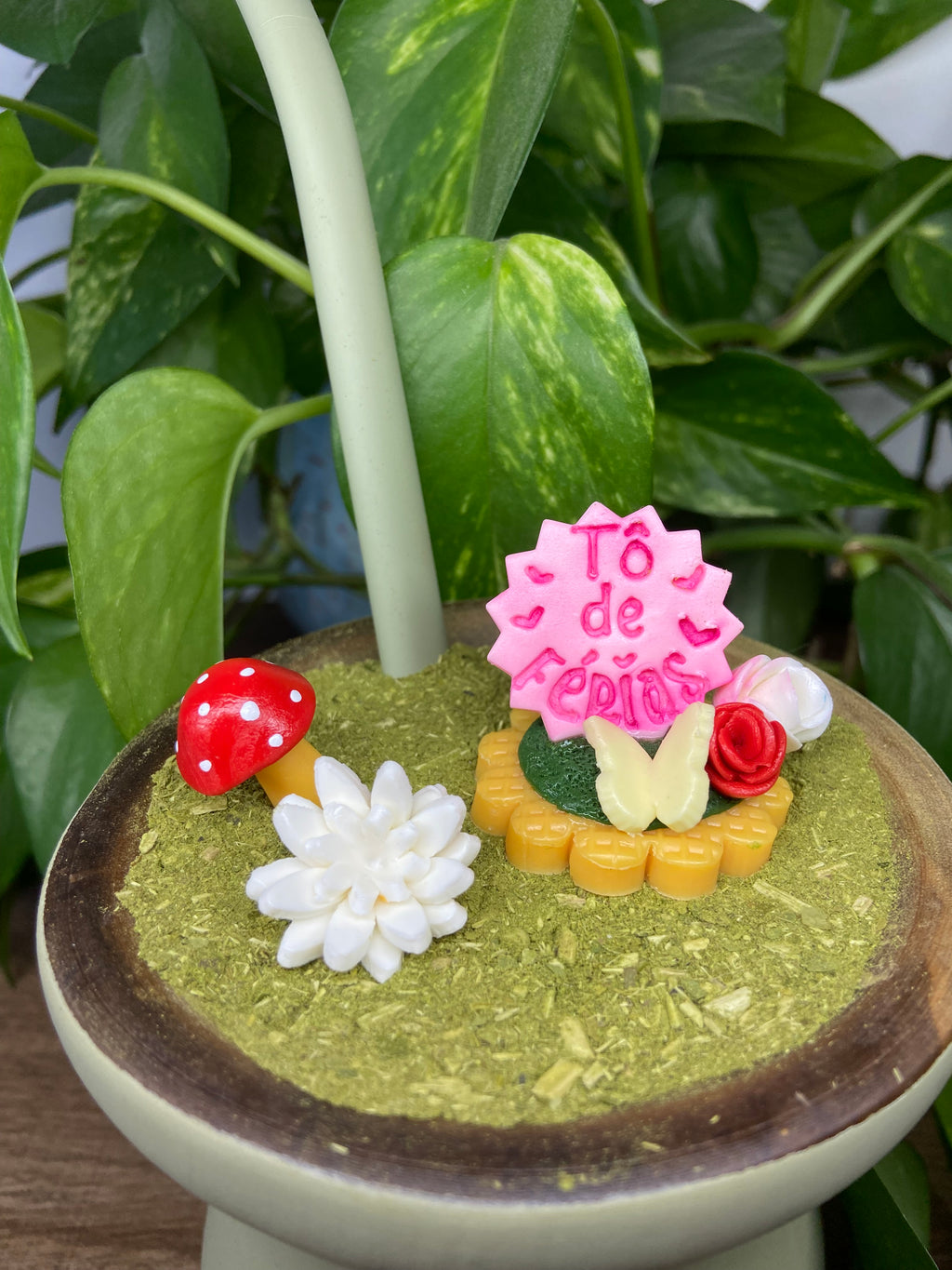 Kit Tô de férias | enfeite de chimarrão