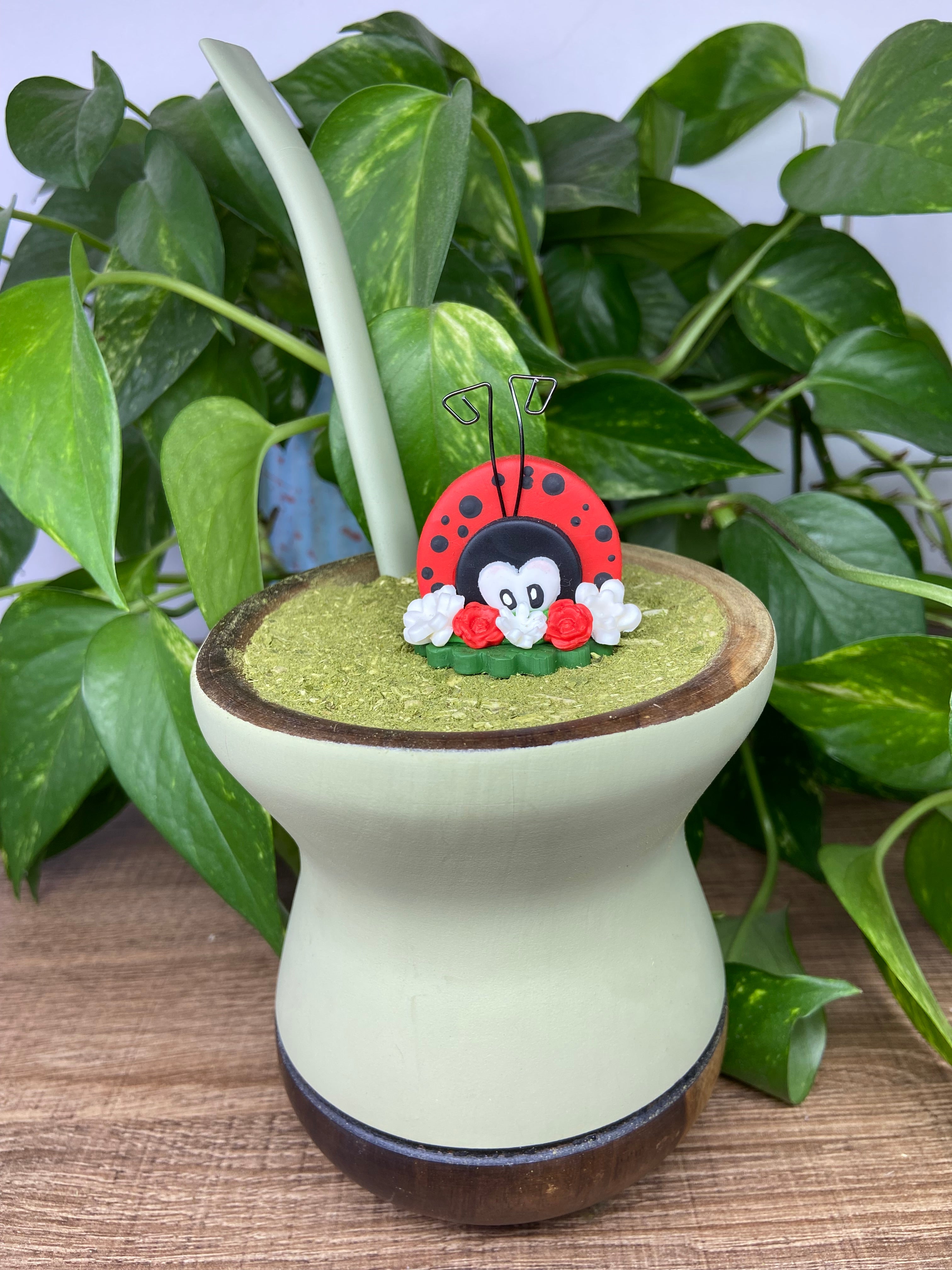 Maria Joana Grande | enfeite de chimarrão