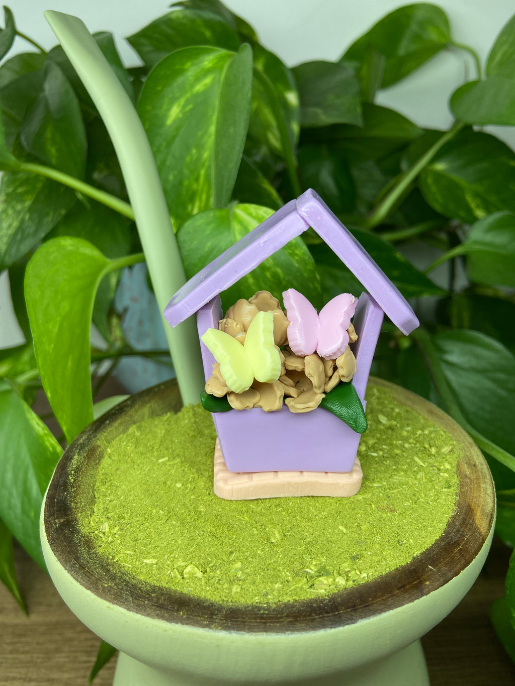 Casinha de flor| enfeite de chimarrão