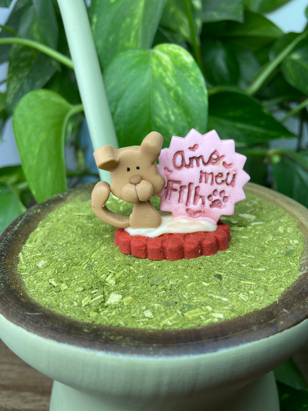 Amo meu filho | enfeite de chimarrão