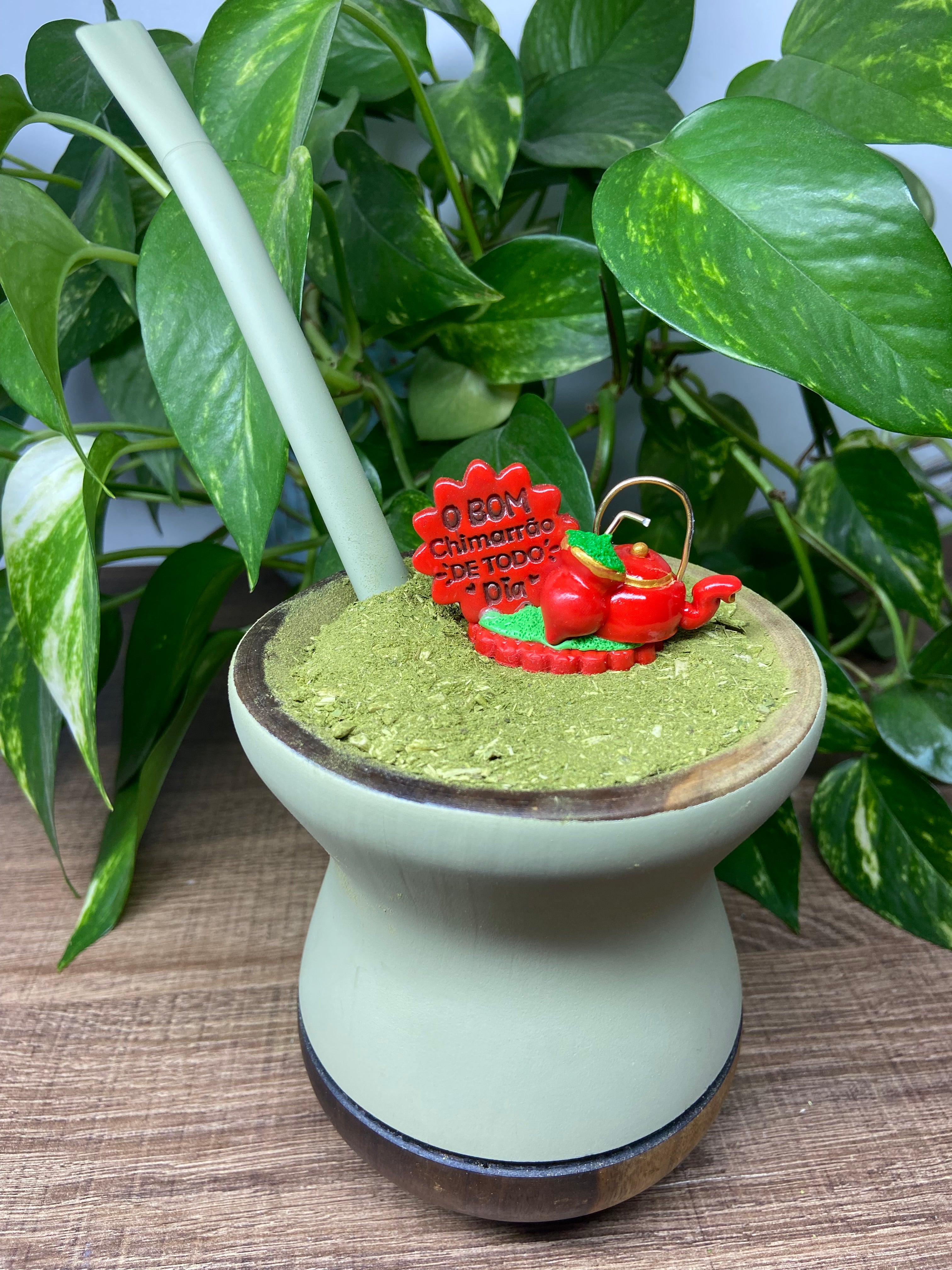 O bom chimarrão de todo dia| enfeite de chimarrão