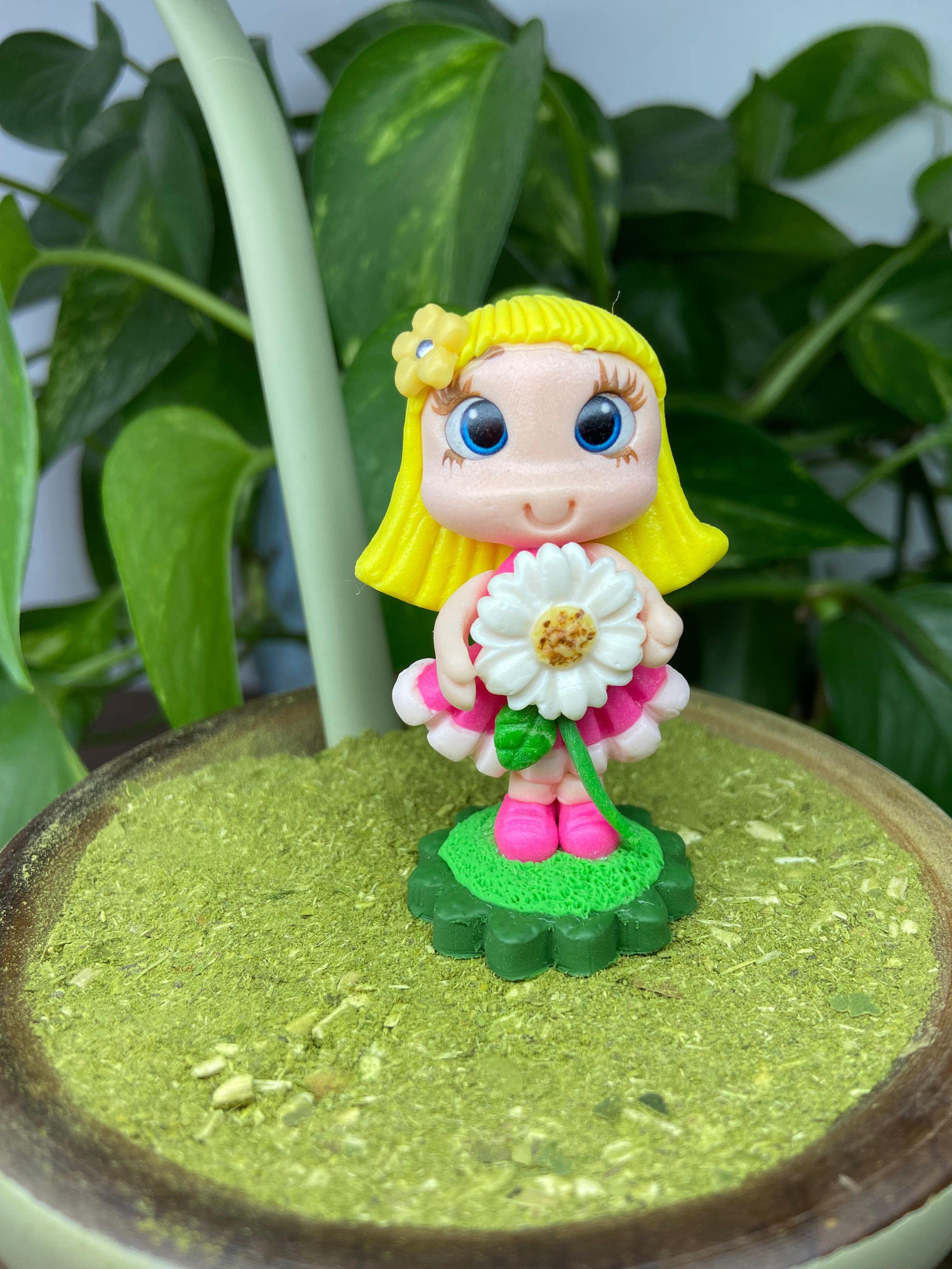 Boneca Florzinha|enfeite de chimarrão