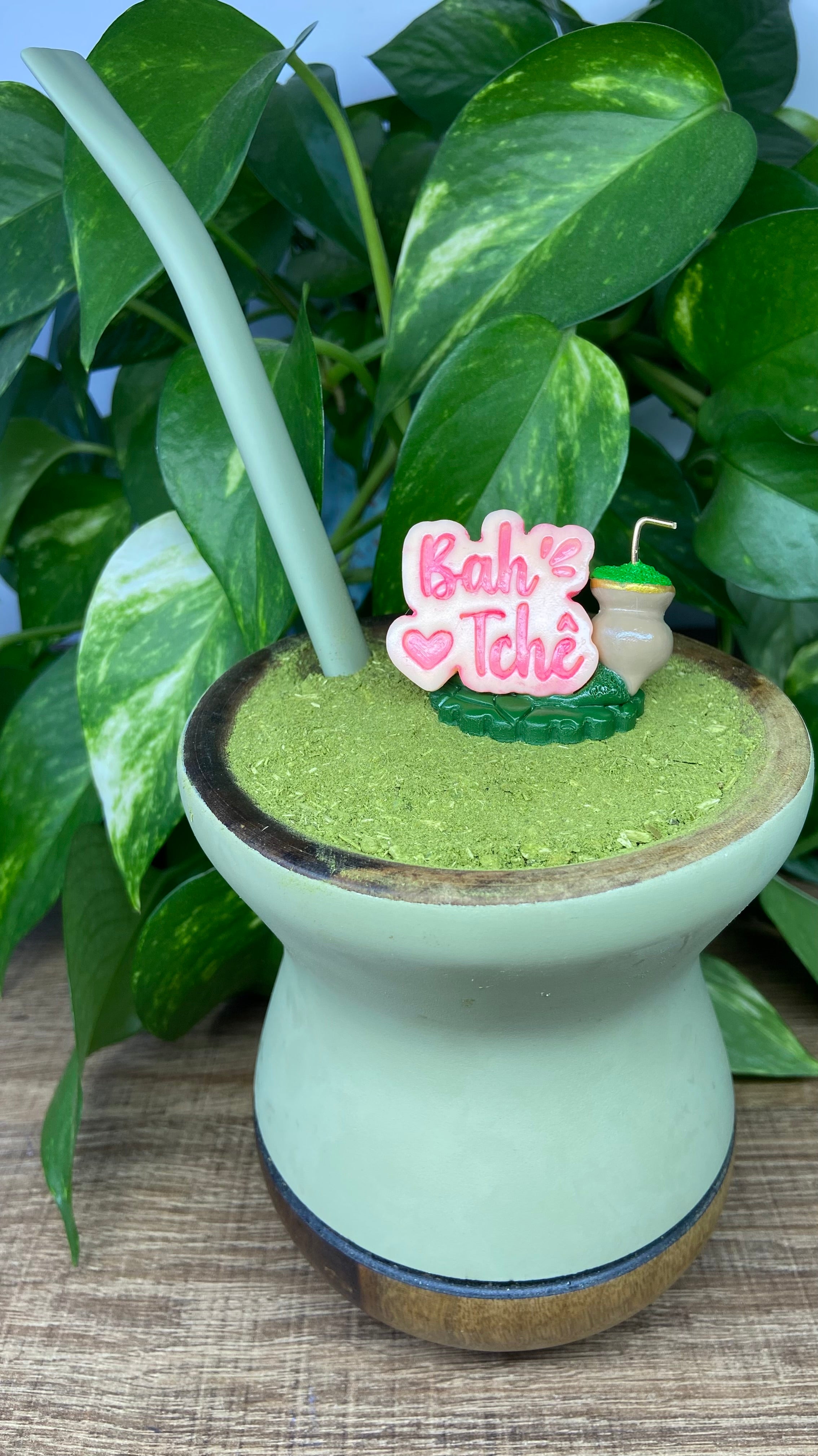 Bah Tchê | enfeite de chimarrão