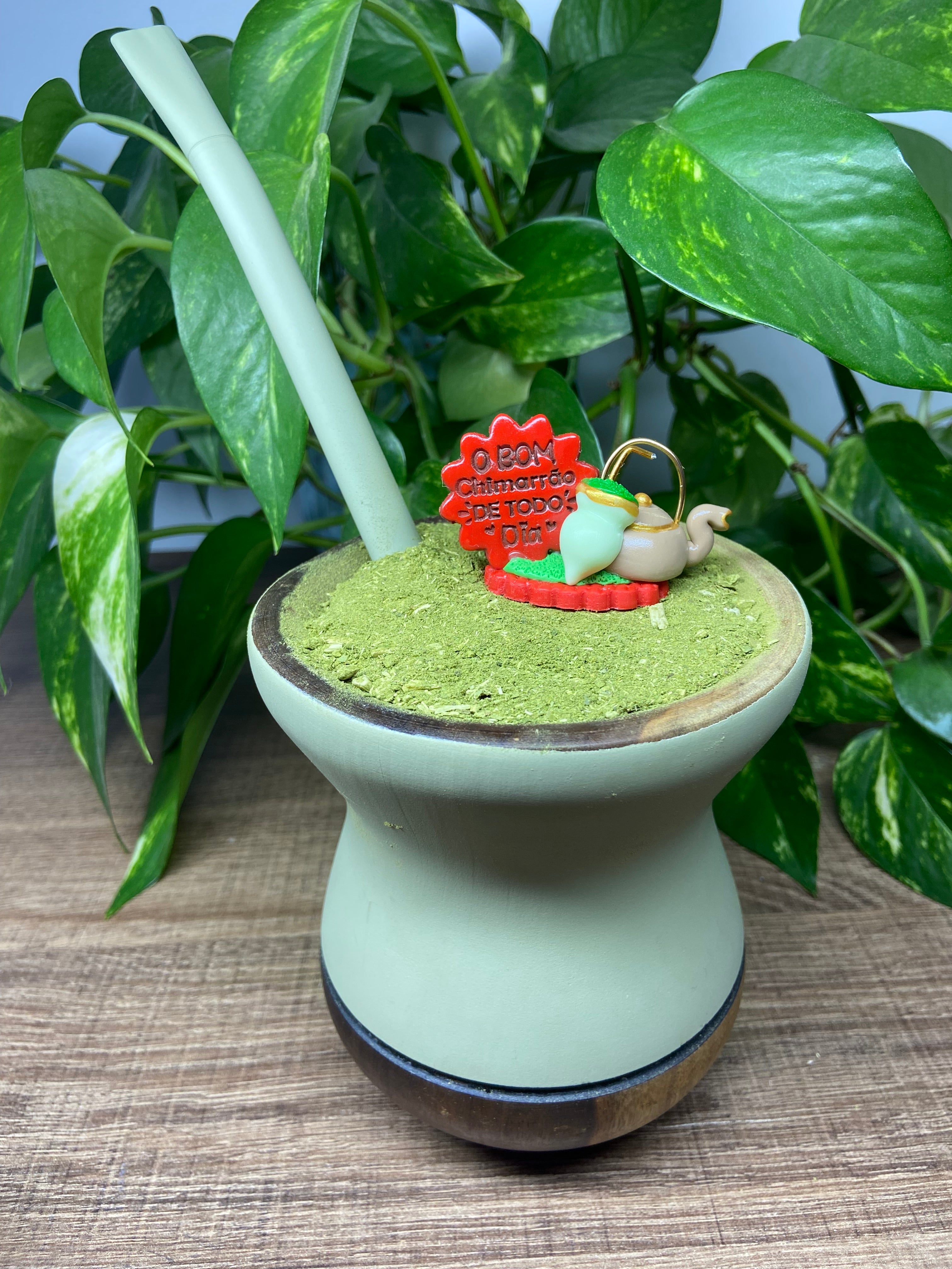 O bom chimarrão de todo dia| enfeite de chimarrão