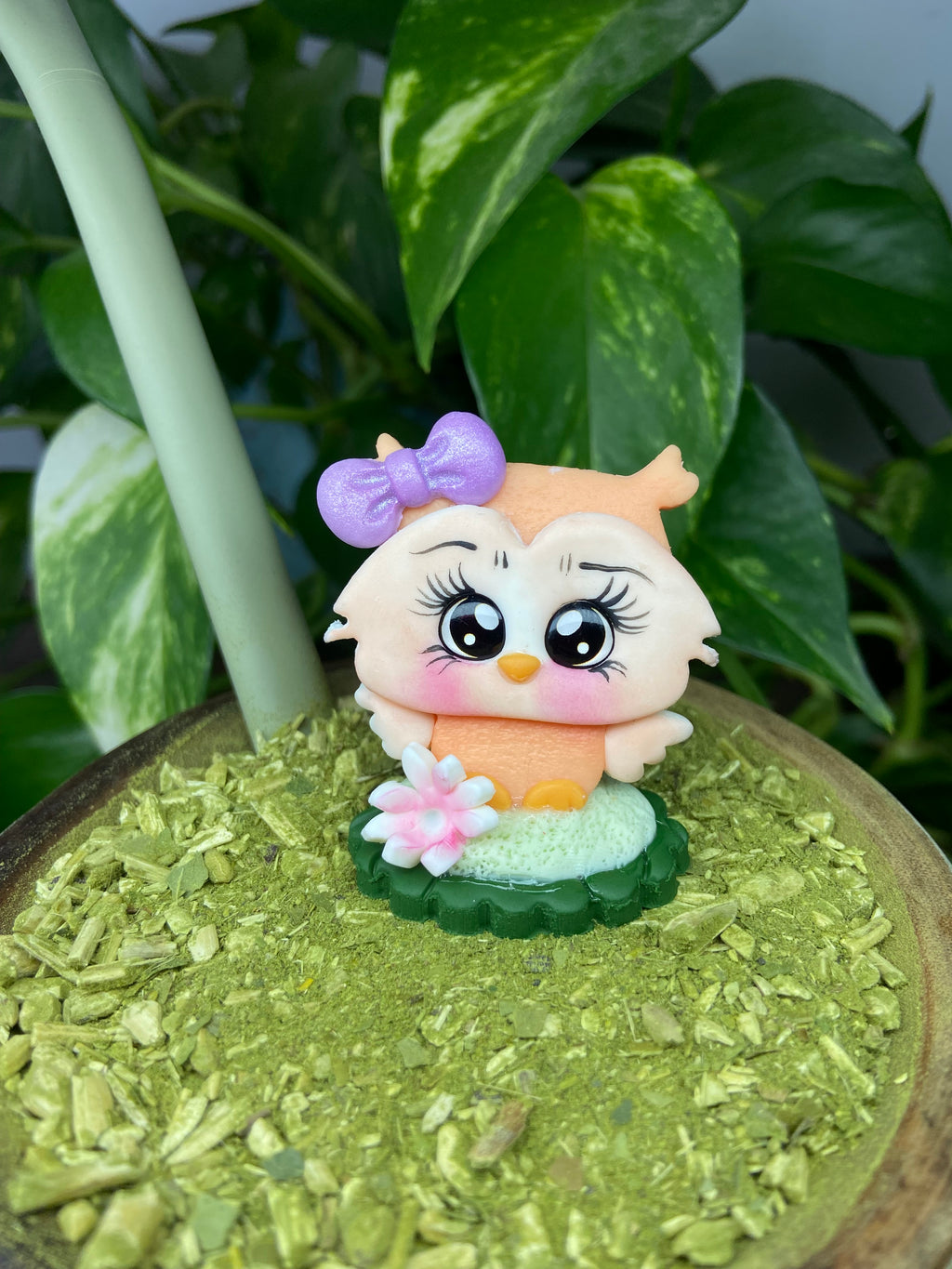 Coruja Amora| enfeite de chimarrão