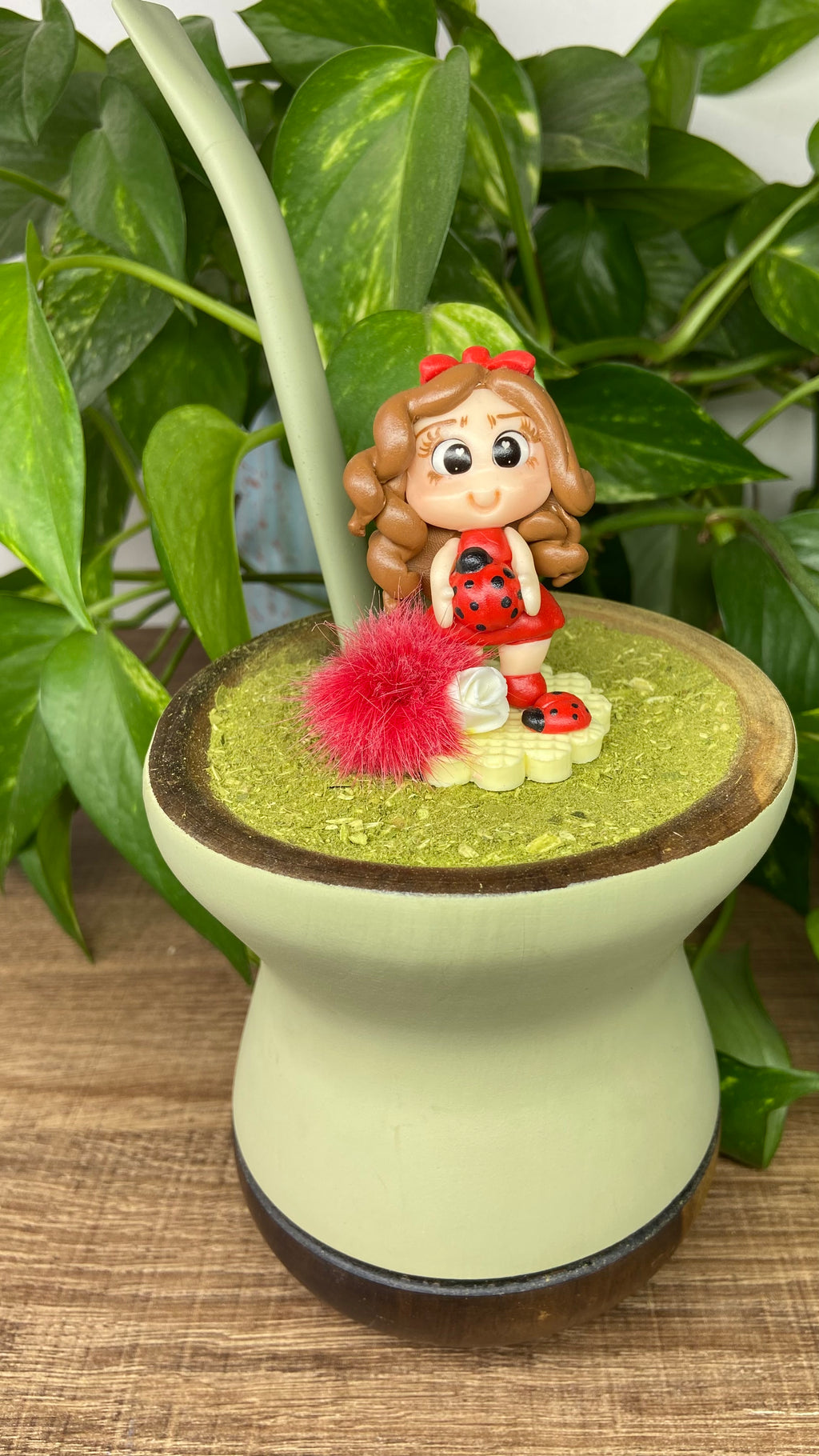 Boneca Joaninha| enfeite de chimarrão