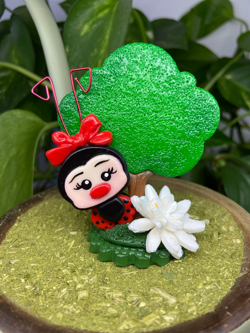 Joaninha Grande| enfeite de chimarrão