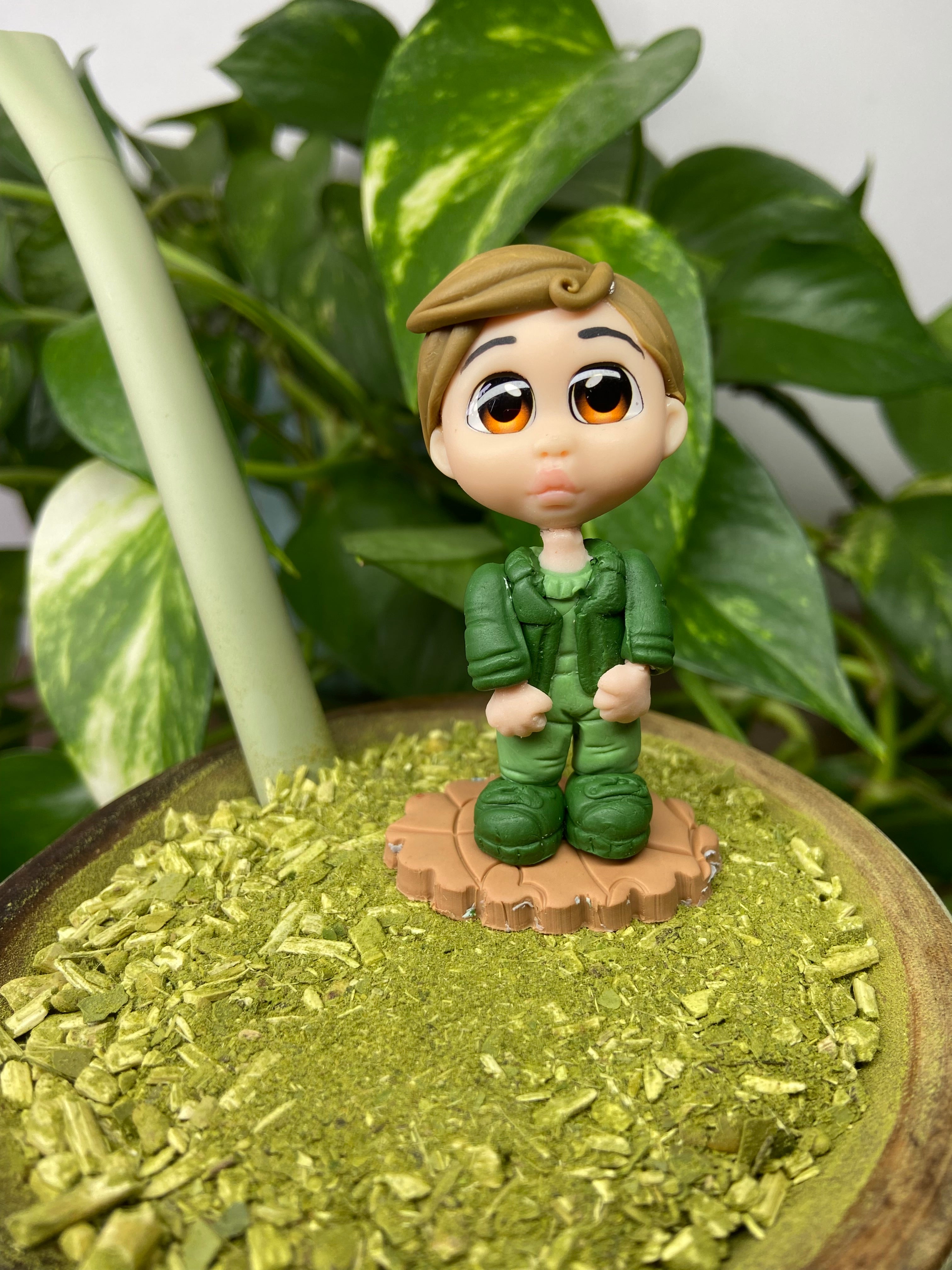 Boneco João | enfeite de chimarrão