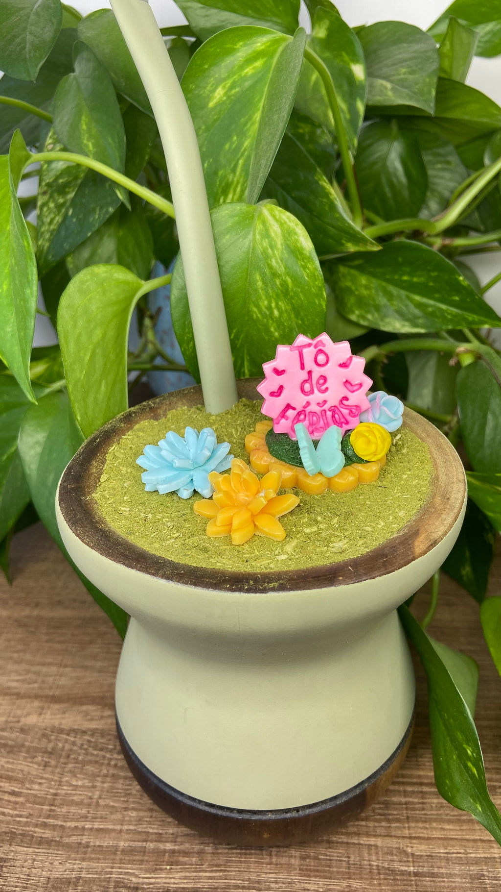 Kit Tô de férias | enfeite de chimarrão