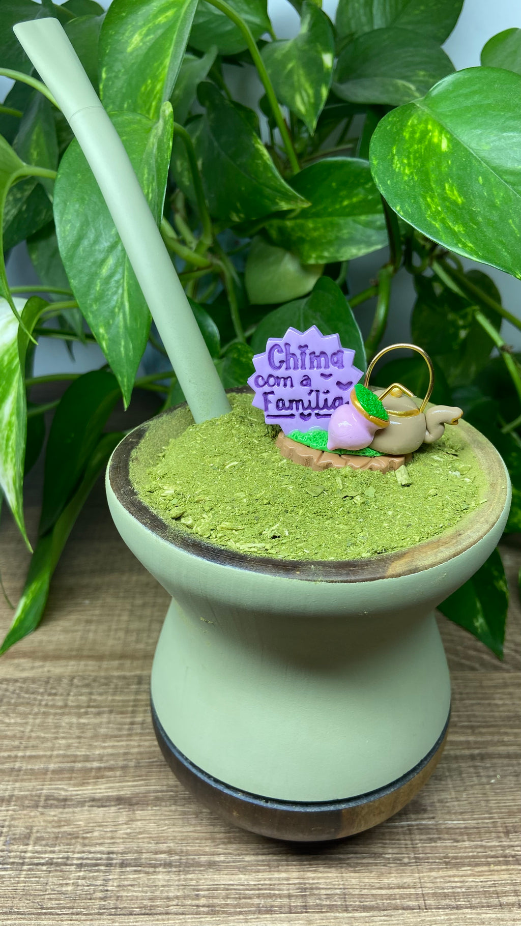 Chima com a família | enfeite de chimarrão