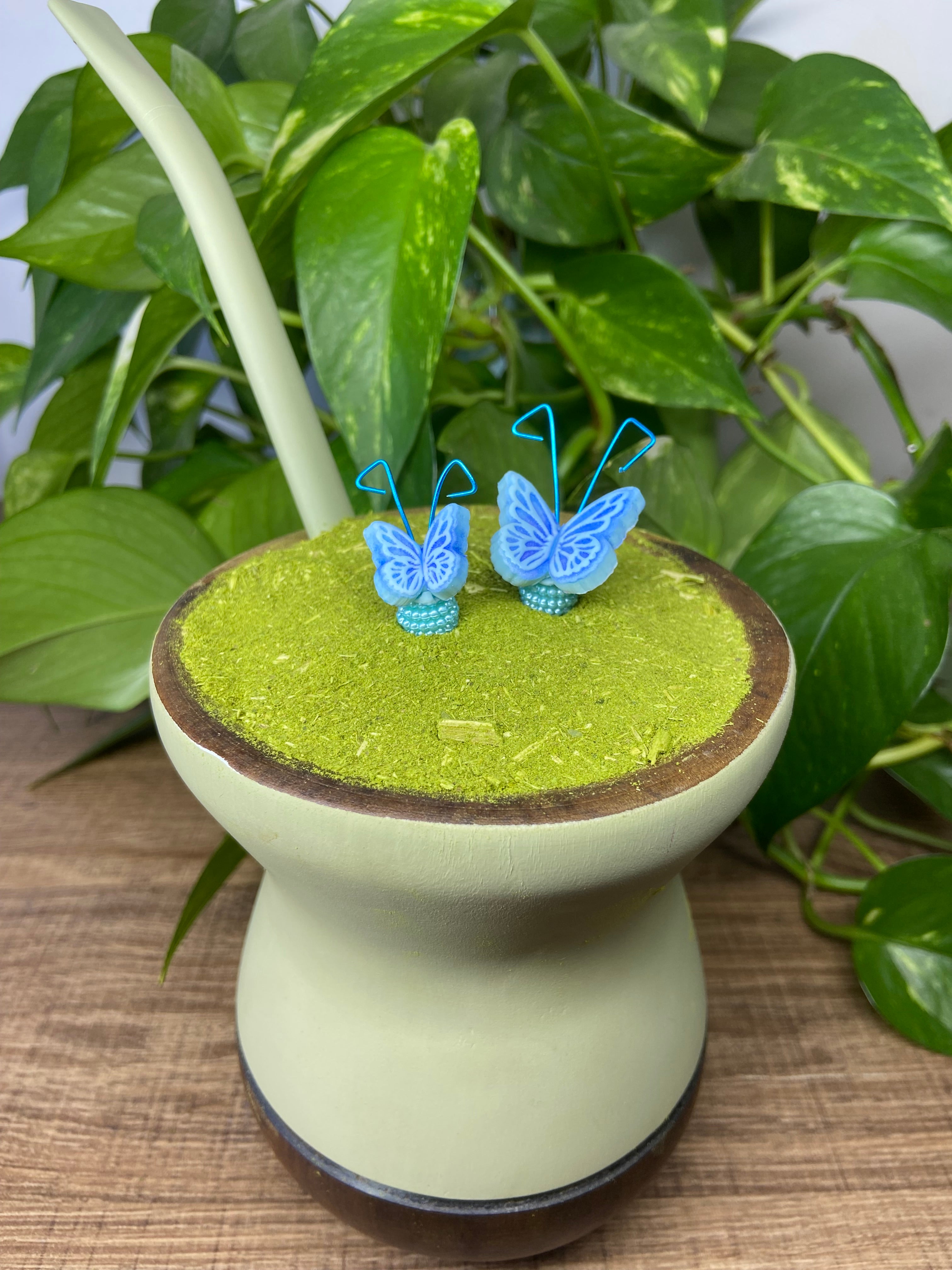 Duo Borboletinhas | enfeite de chimarrão