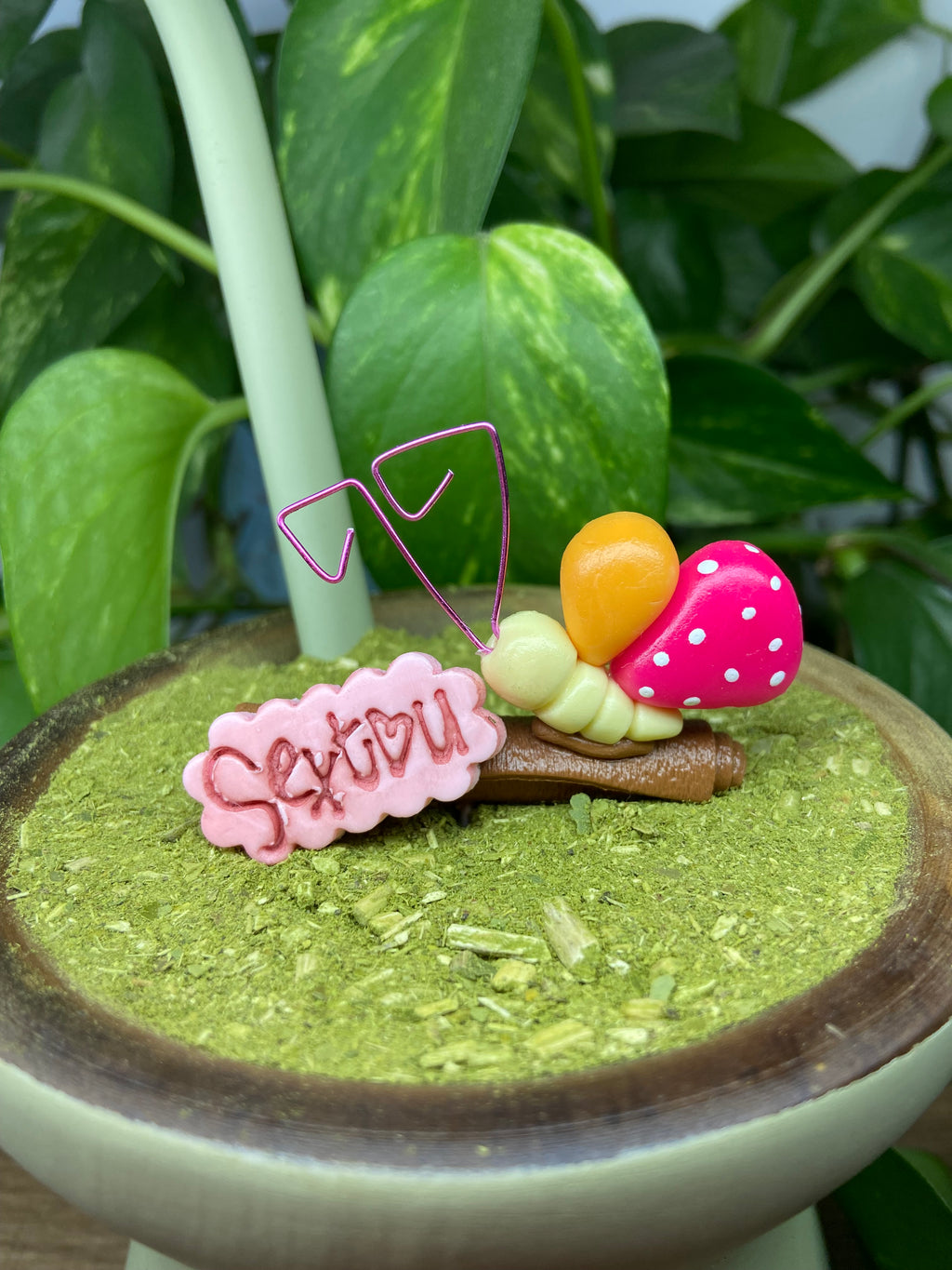 Sextou Borboleta | enfeite de chimarrão