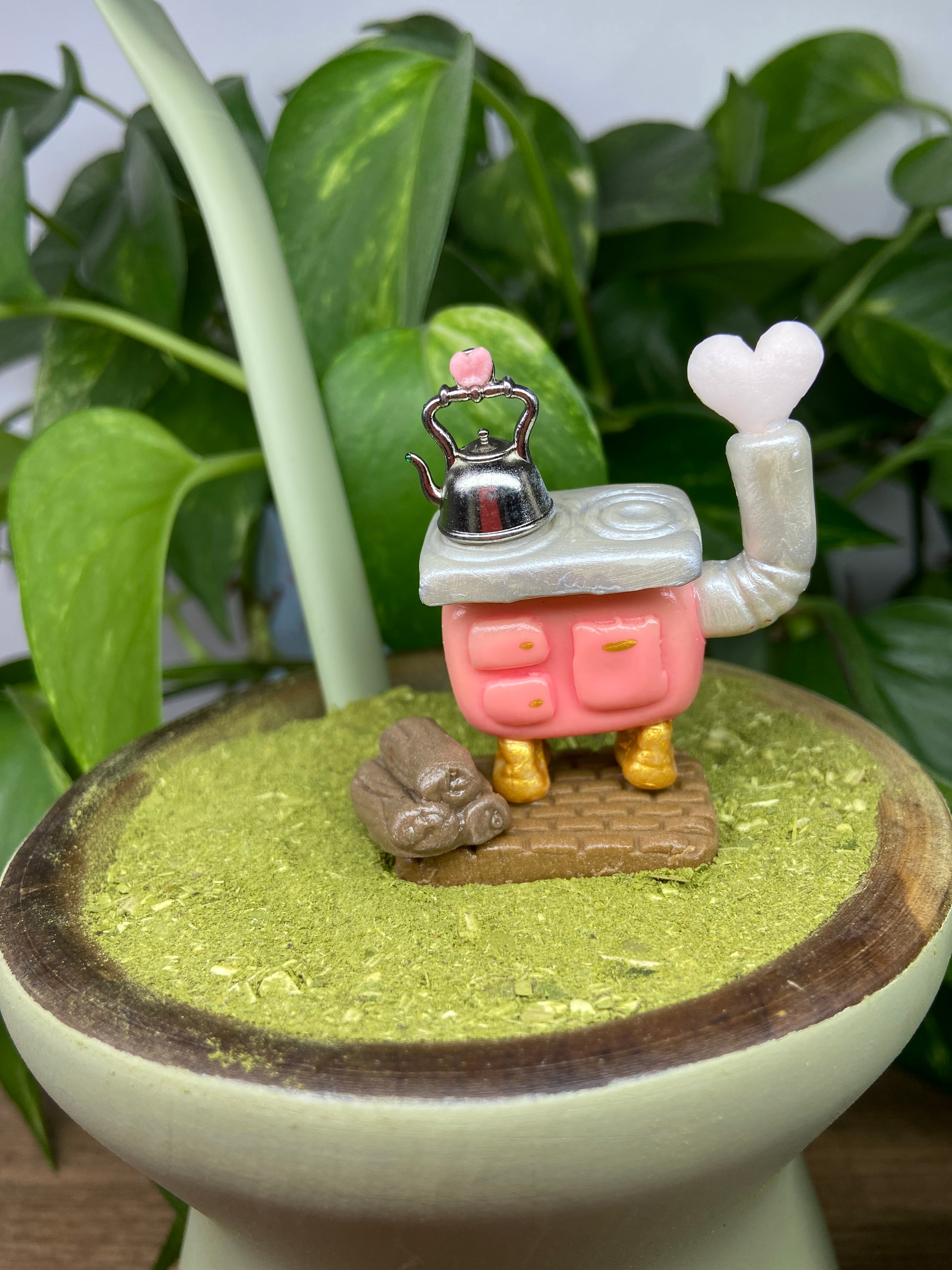 Fogão  a lenha | enfeite de chimarrão