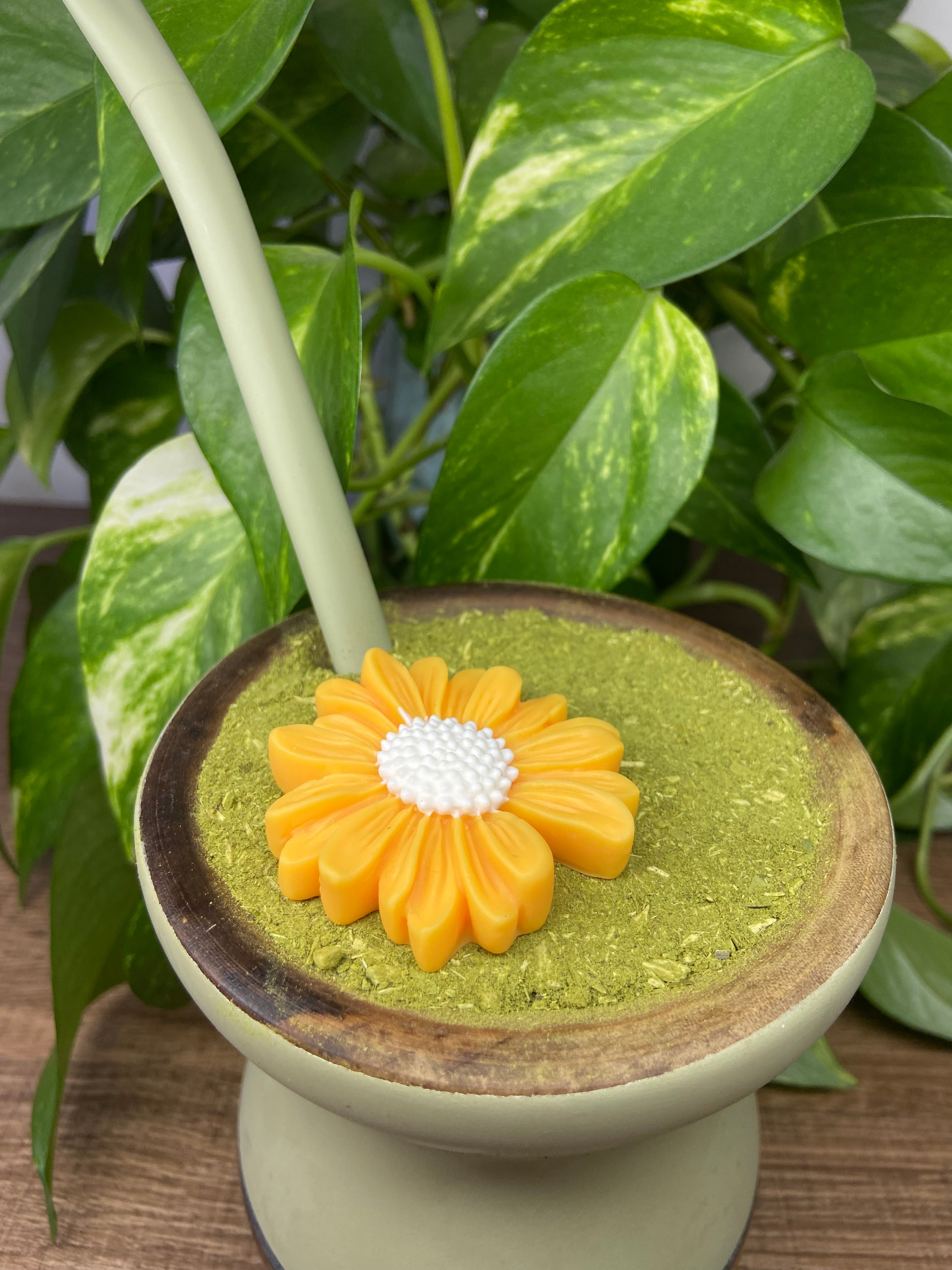 Flor Margarida| enfeite de chimarrão