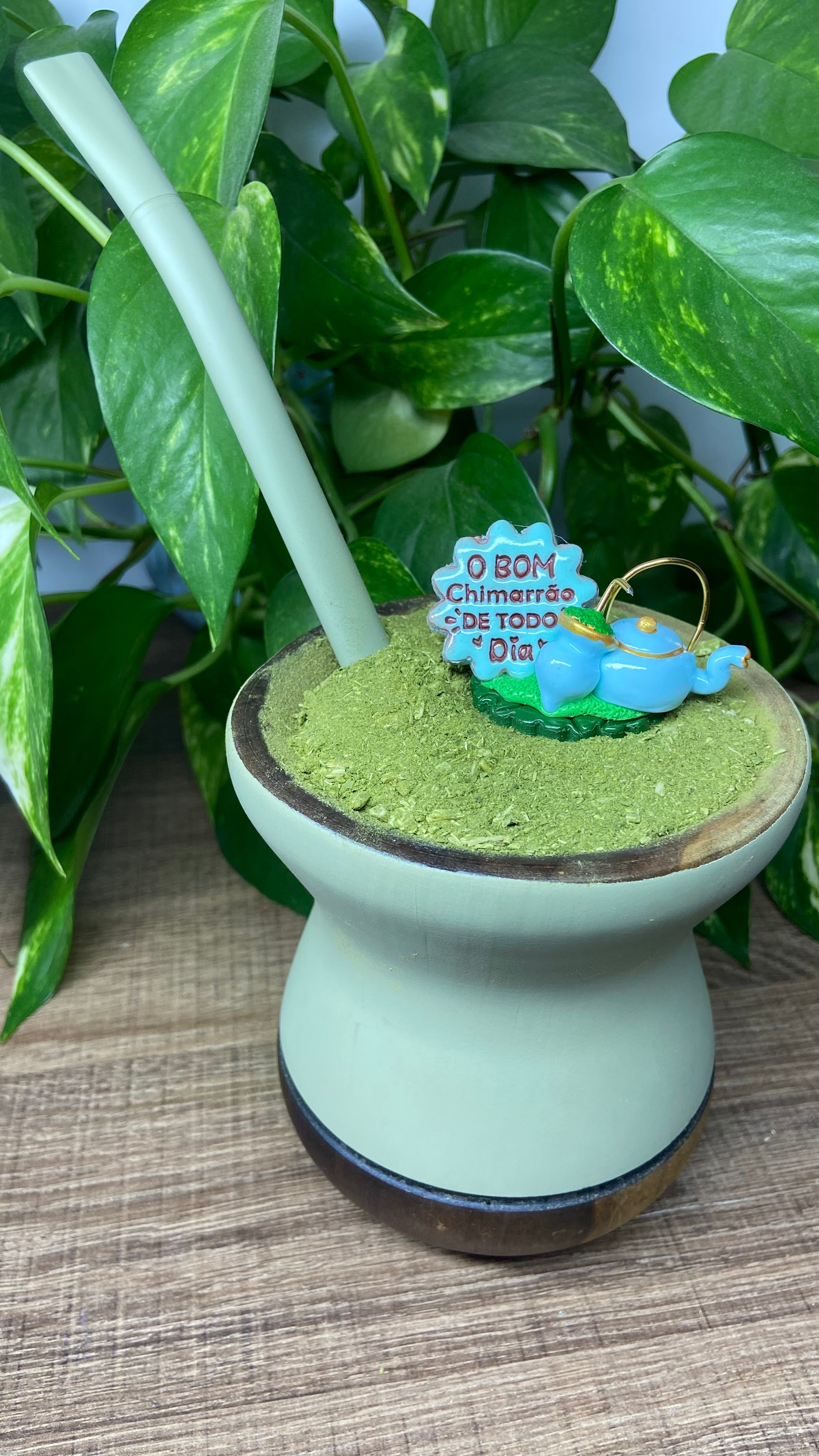 O bom chimarrão de todo dia| enfeite de chimarrão