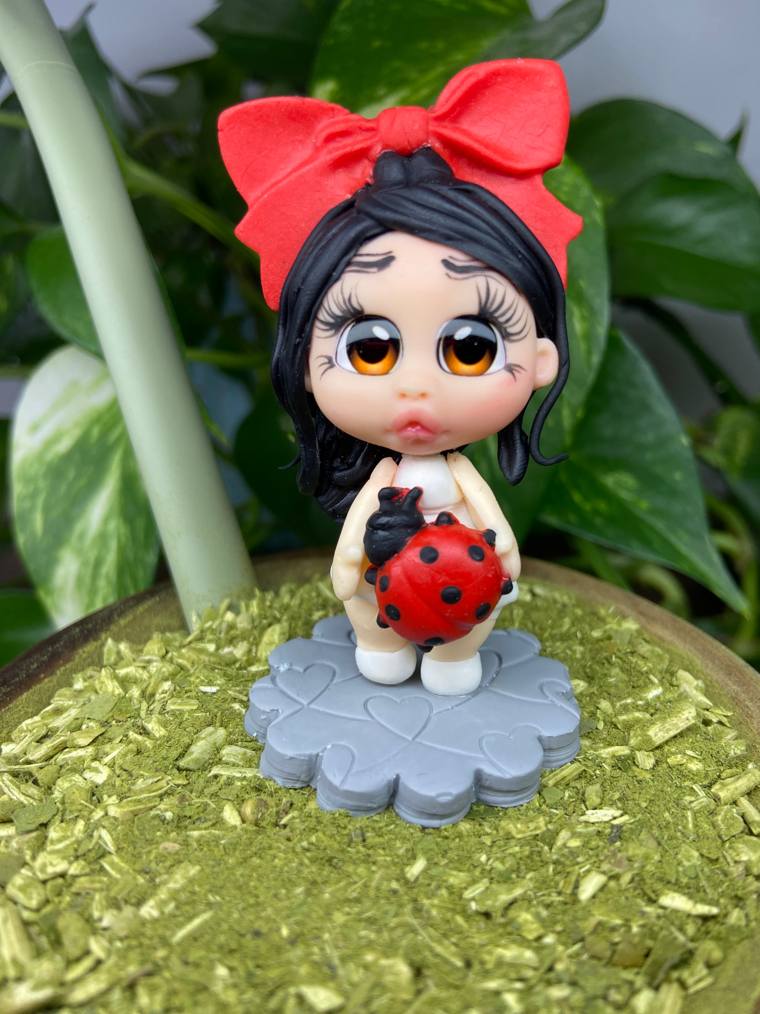 Boneca Júlia  | enfeite de chimarrão