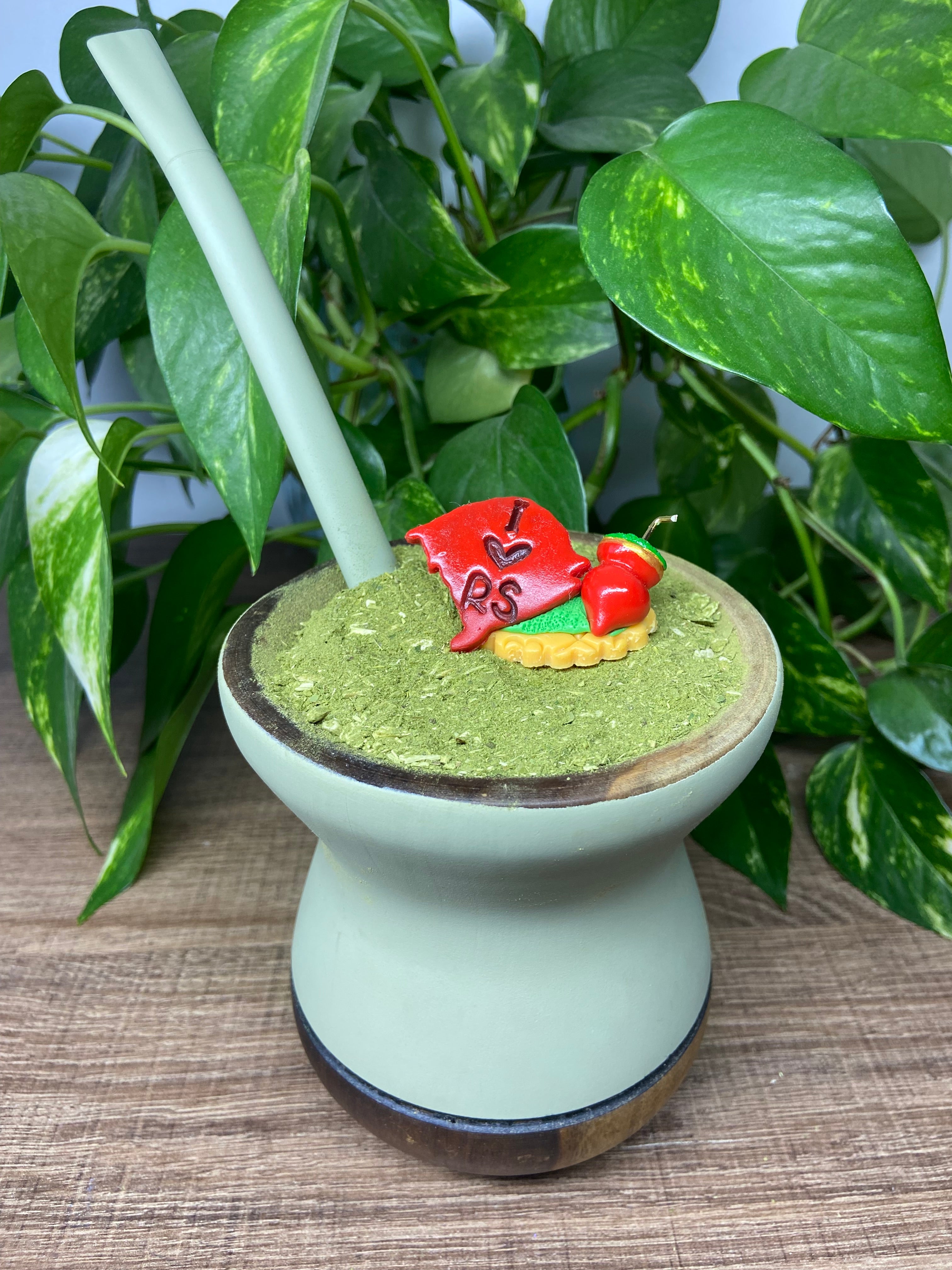 I love RS | enfeite de chimarrão