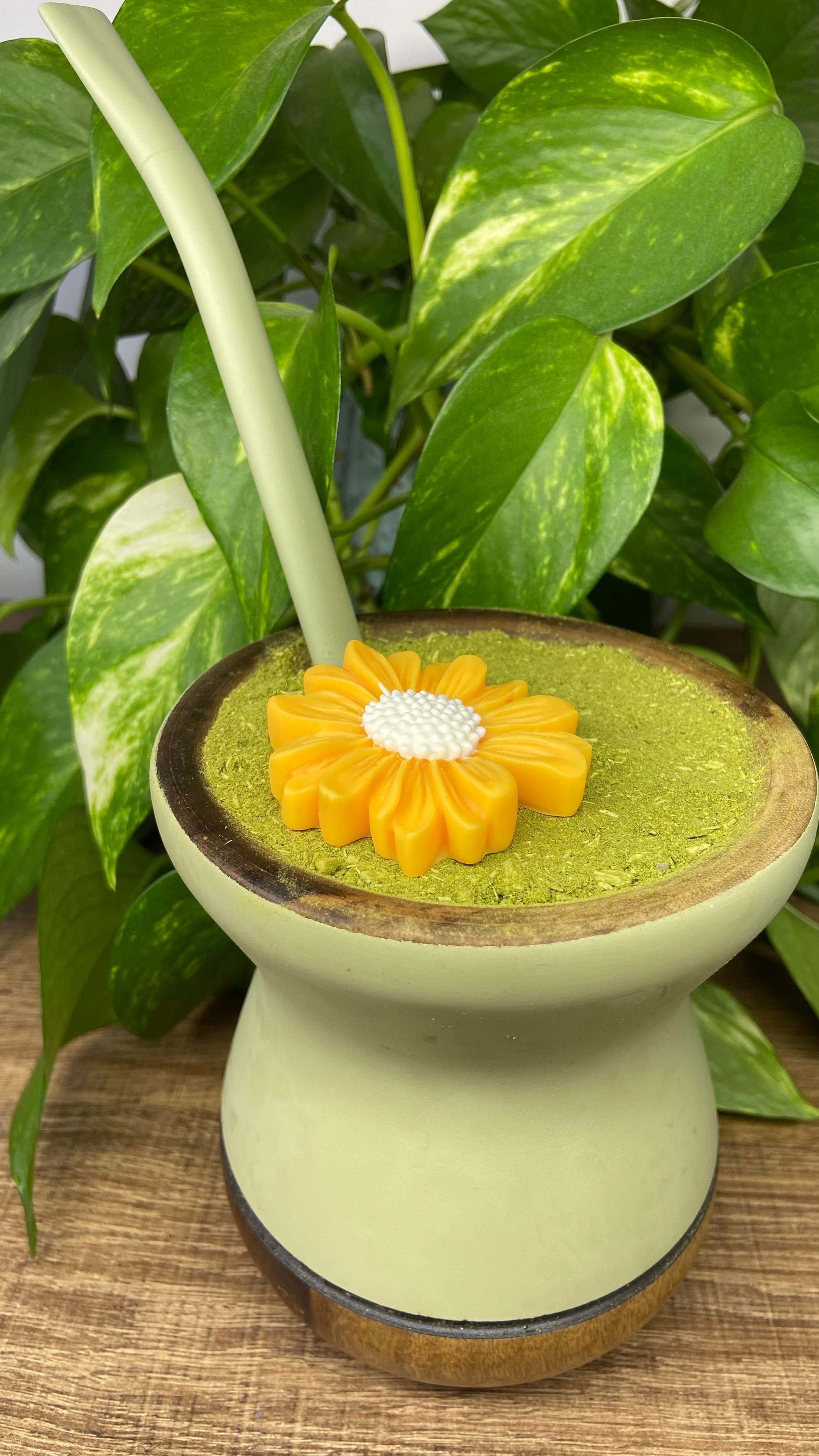 Flor Margarida| enfeite de chimarrão