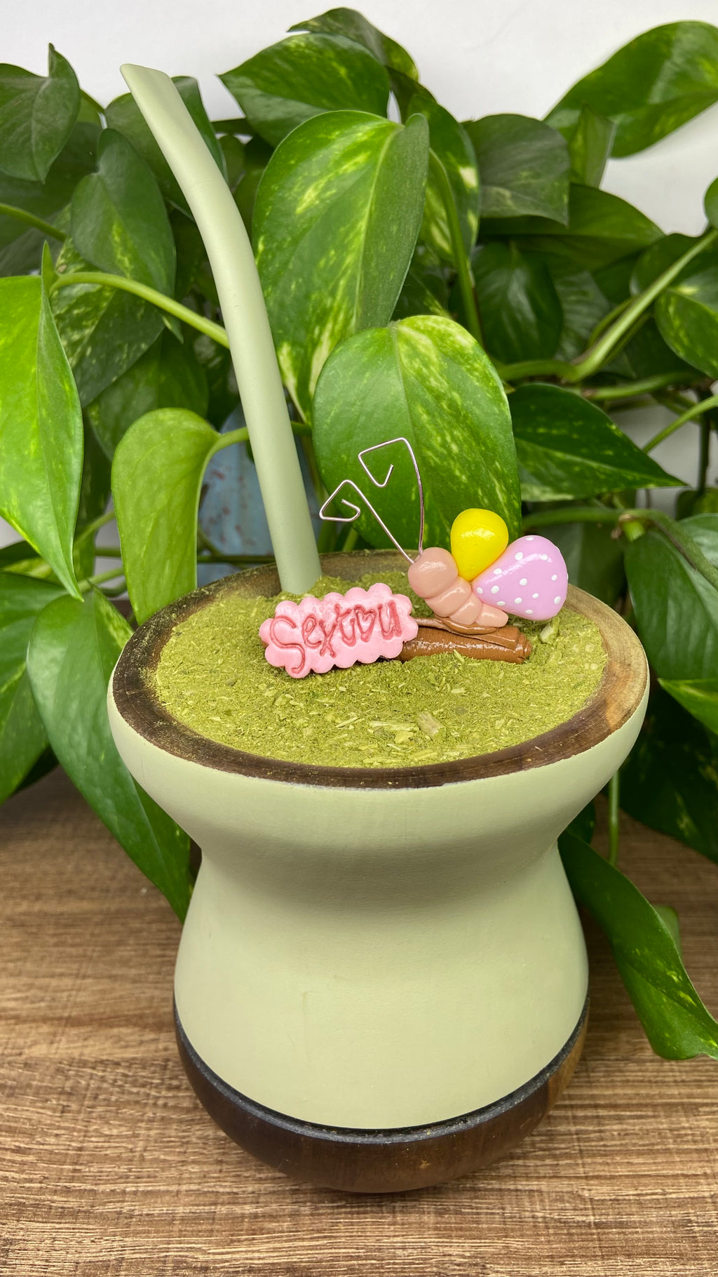 Sextou Borboleta | enfeite de chimarrão