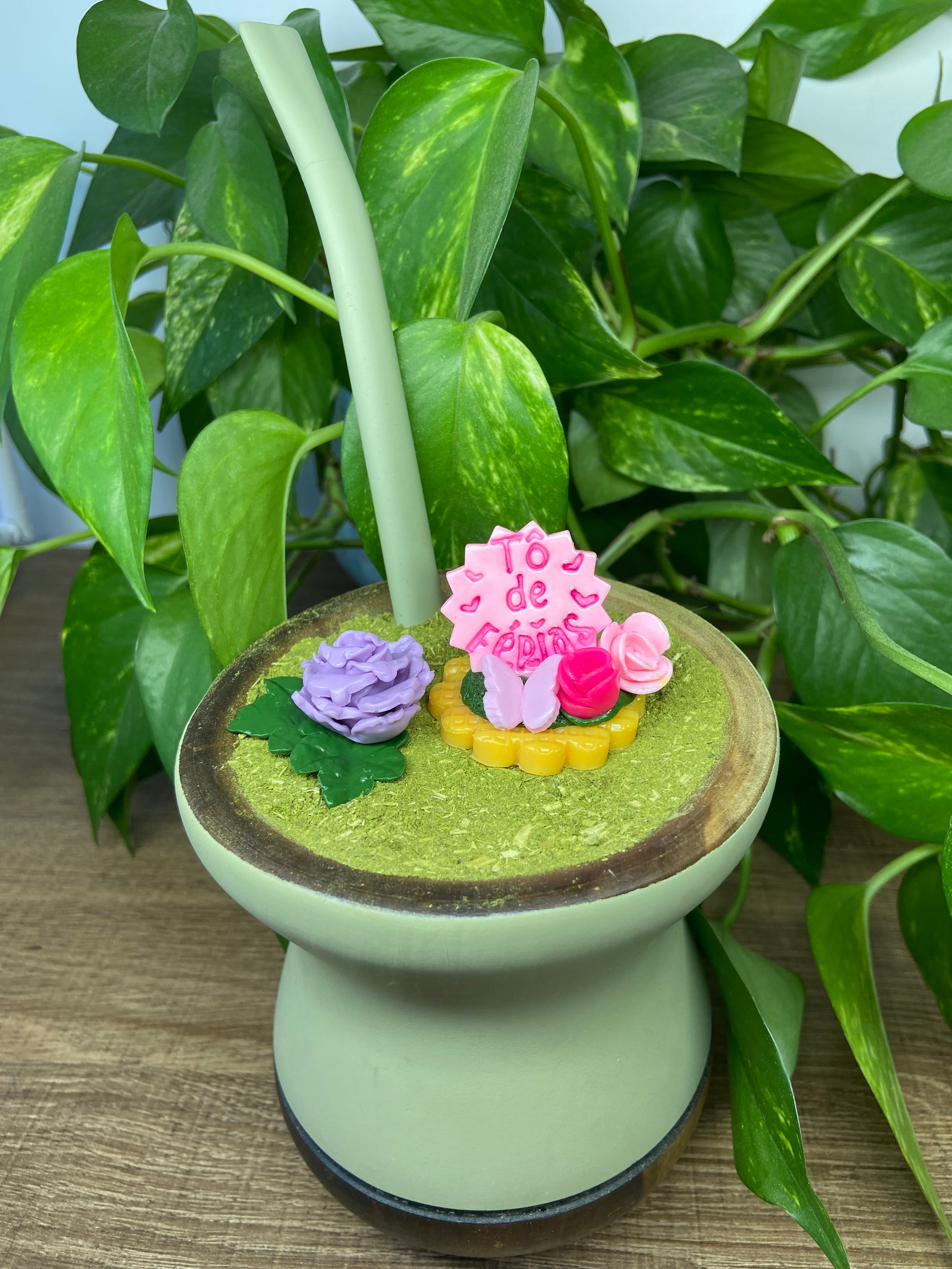 Kit Tô de férias | enfeite de chimarrão