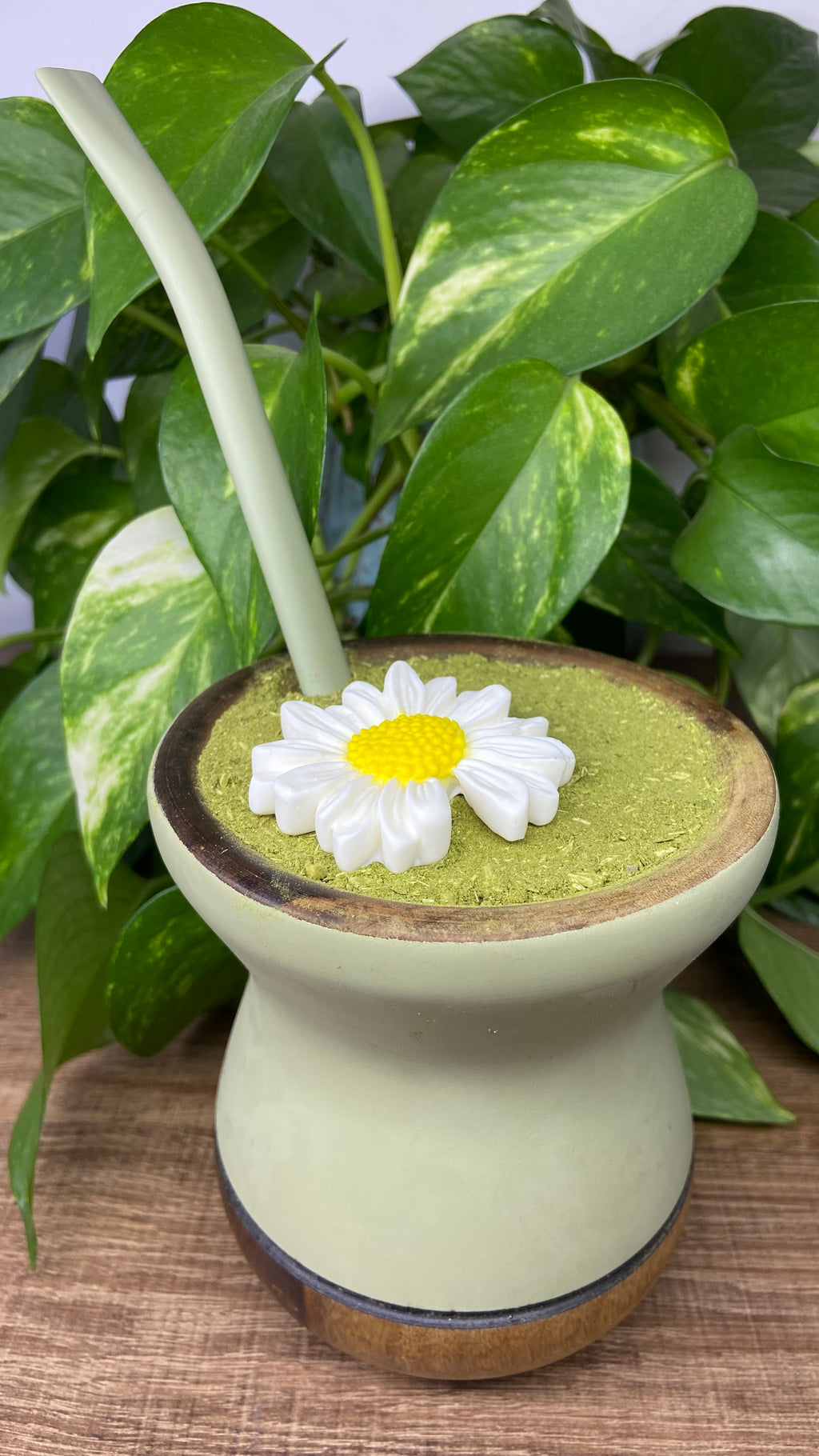 Flor Margarida| enfeite de chimarrão