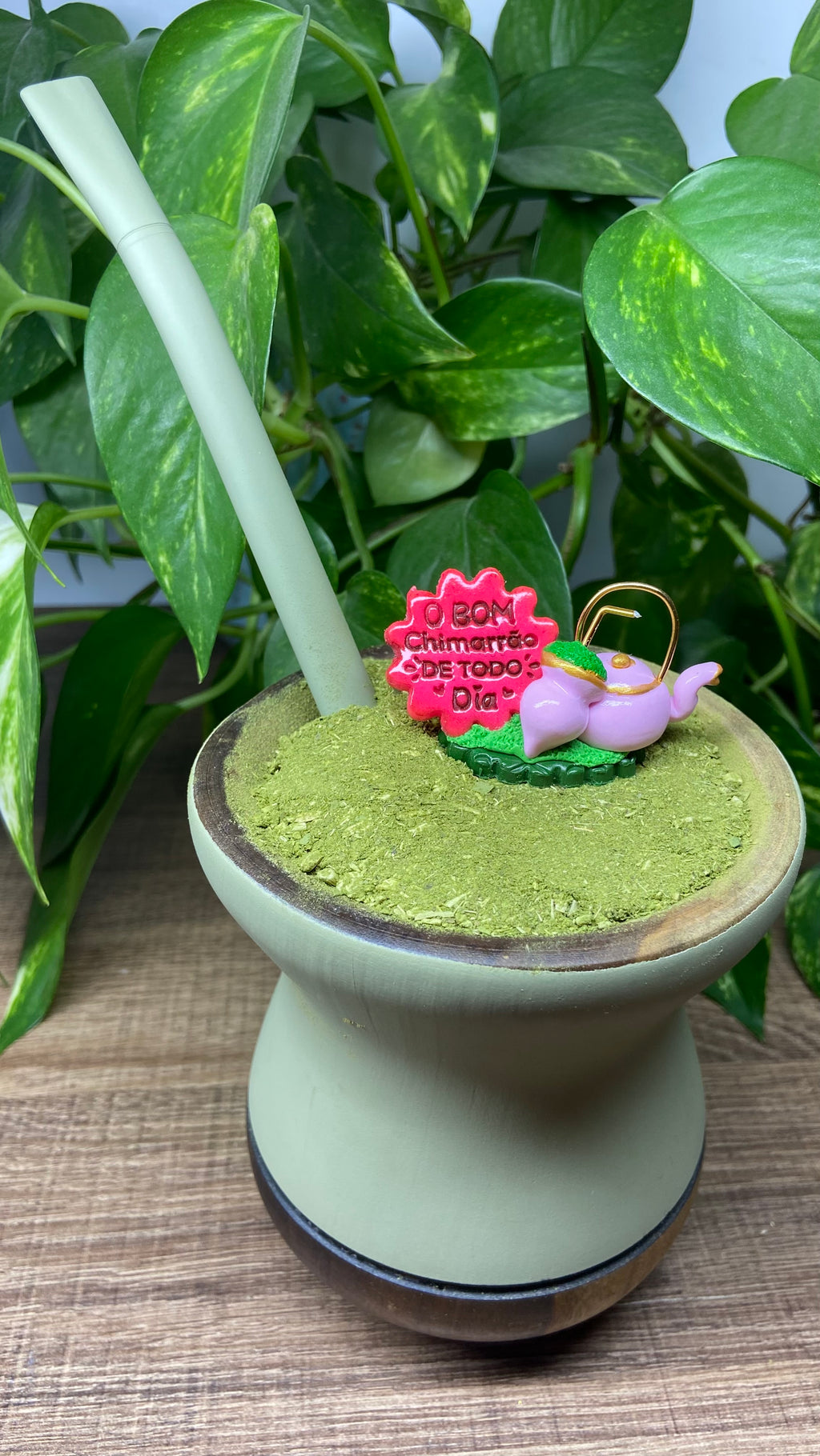 O bom chimarrão de todo dia| enfeite de chimarrão