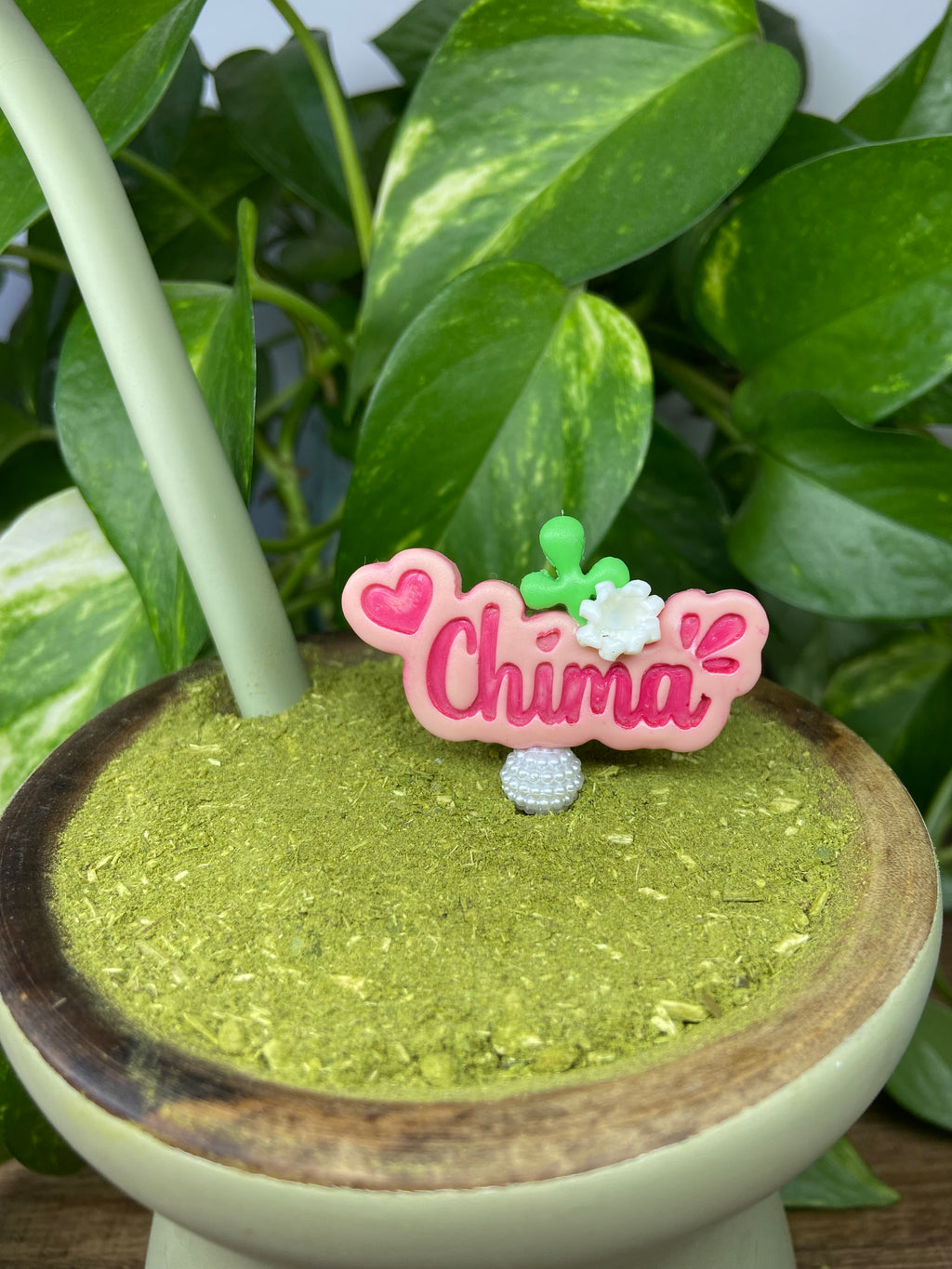 Chima| enfeite de chimarrão