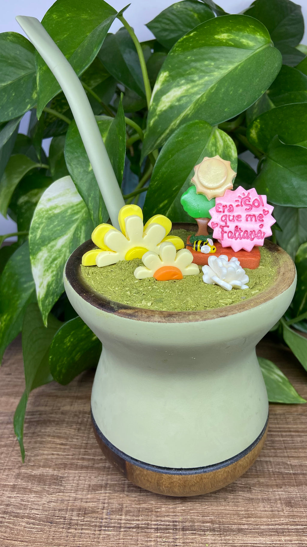 Kit Era sol que me faltava | enfeite de chimarrão