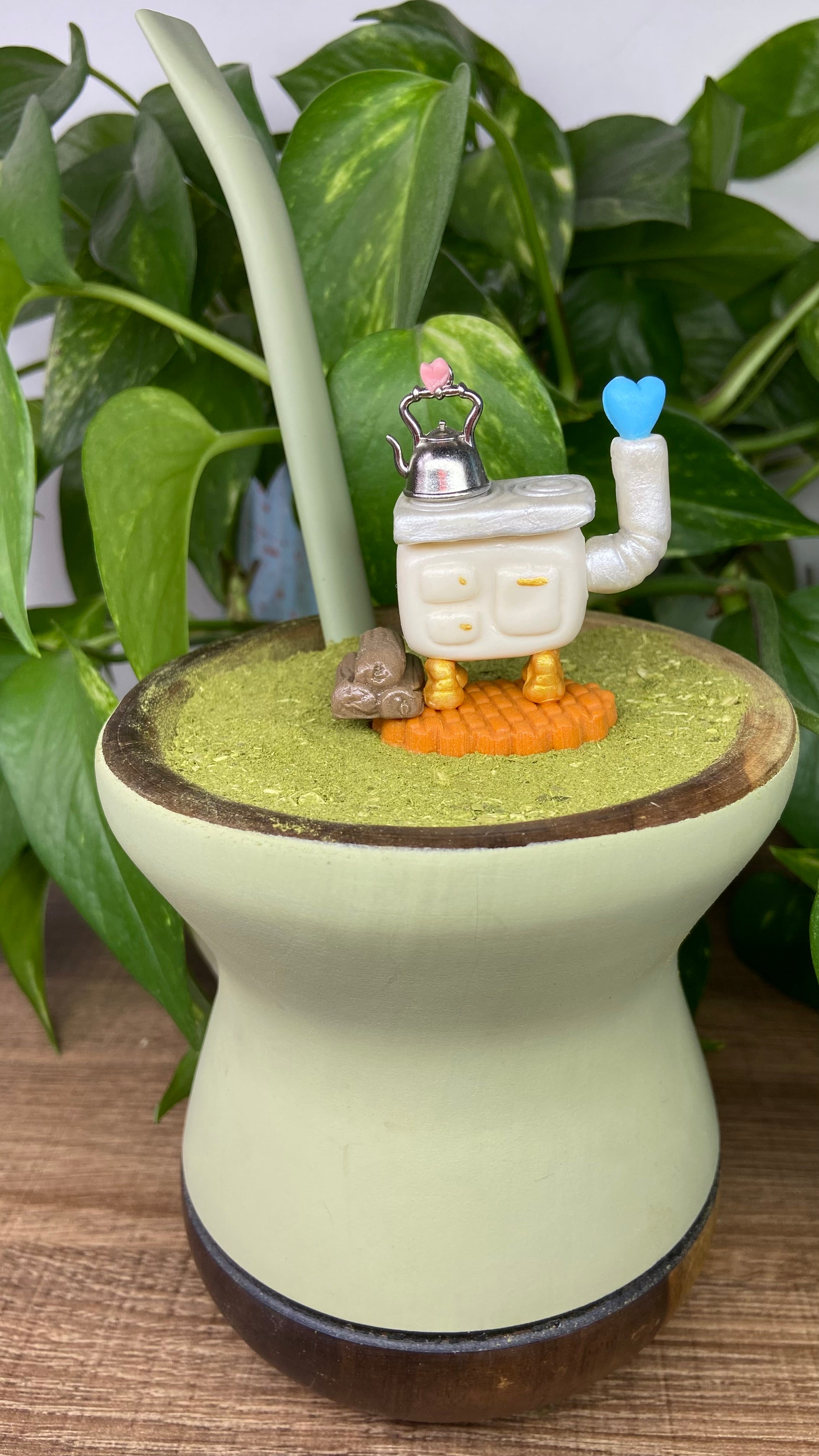 Fogão  a lenha | enfeite de chimarrão