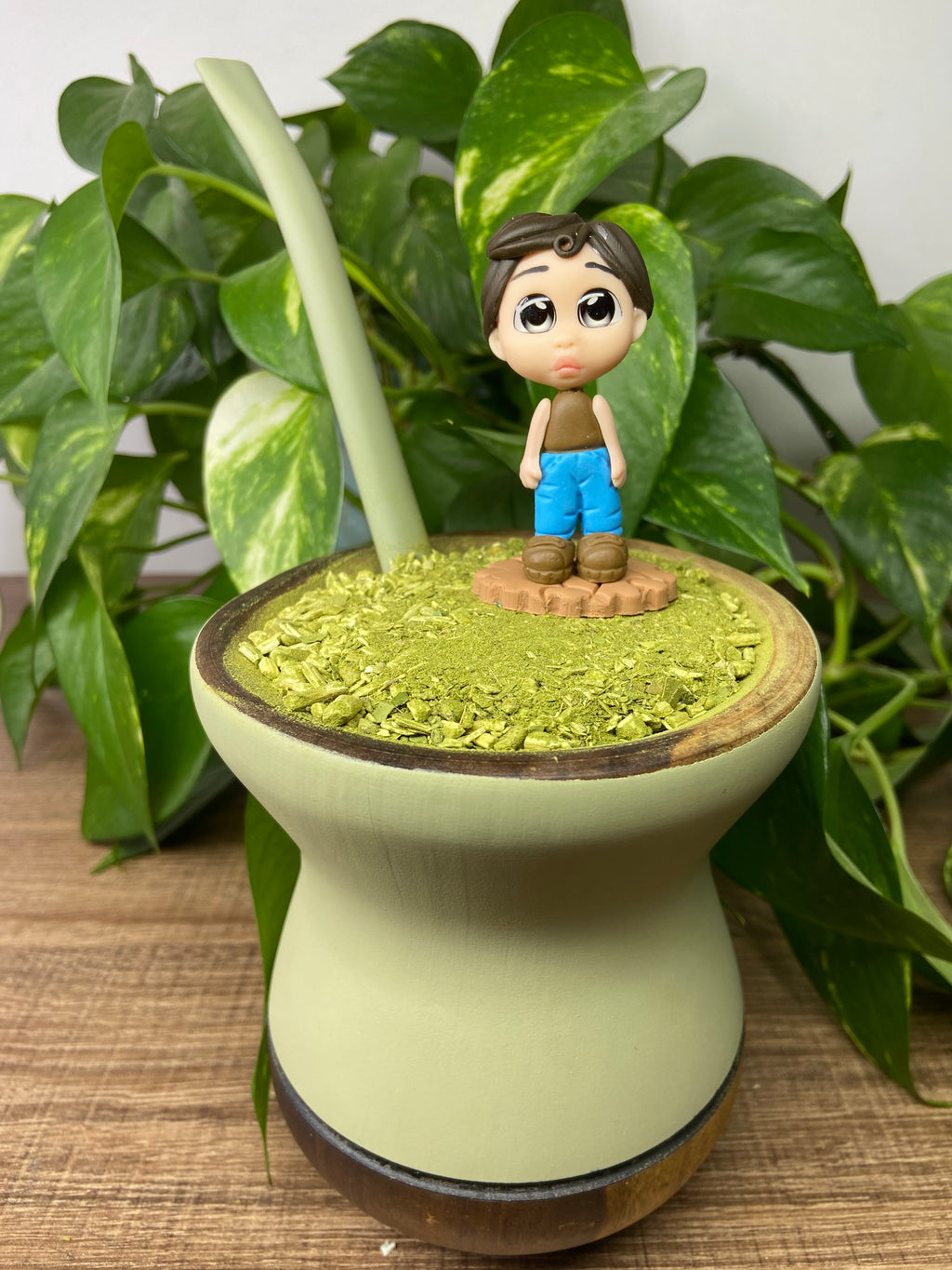 Boneco Miguel | enfeite de chimarrão