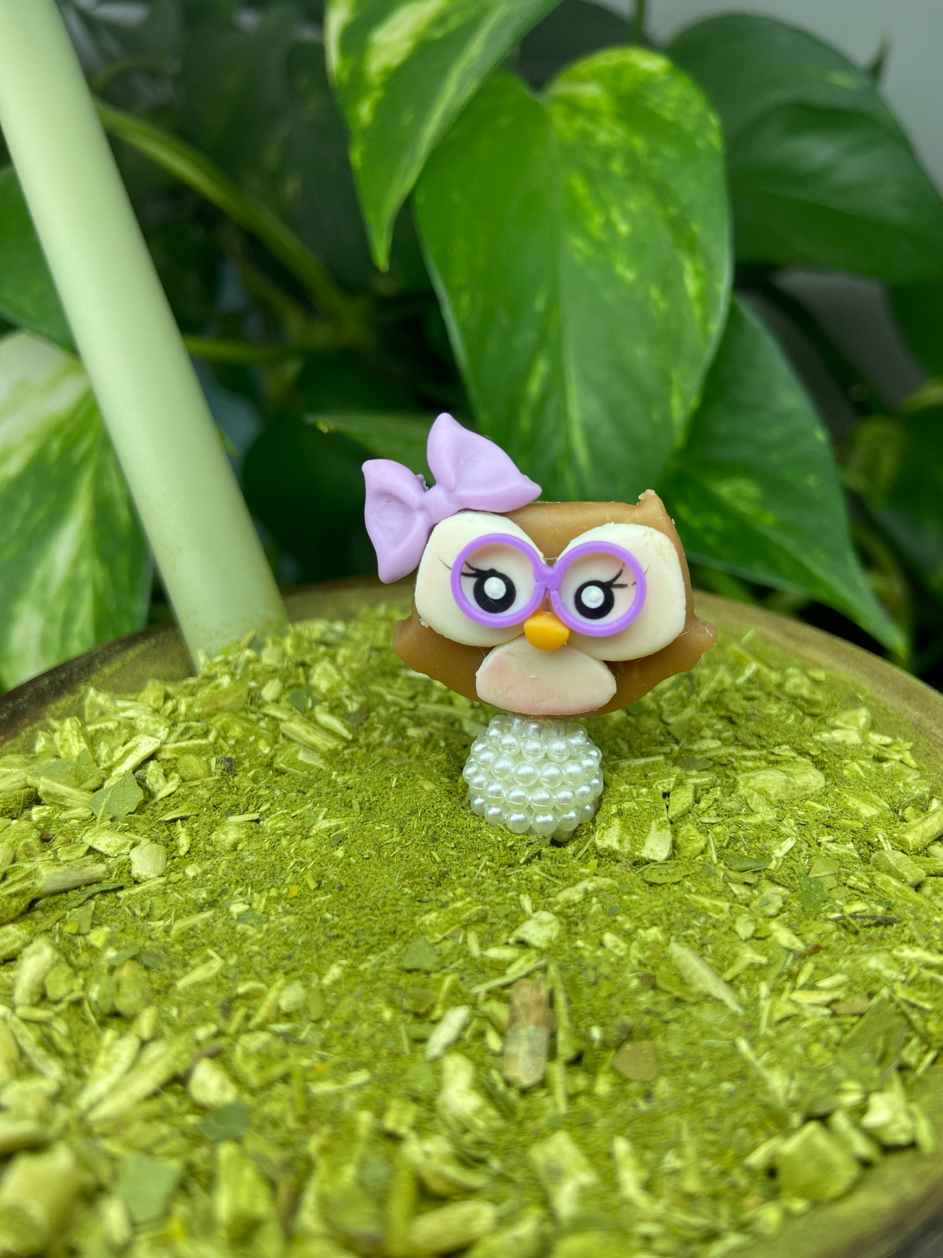 Coruja Isabel | enfeite de chimarrão