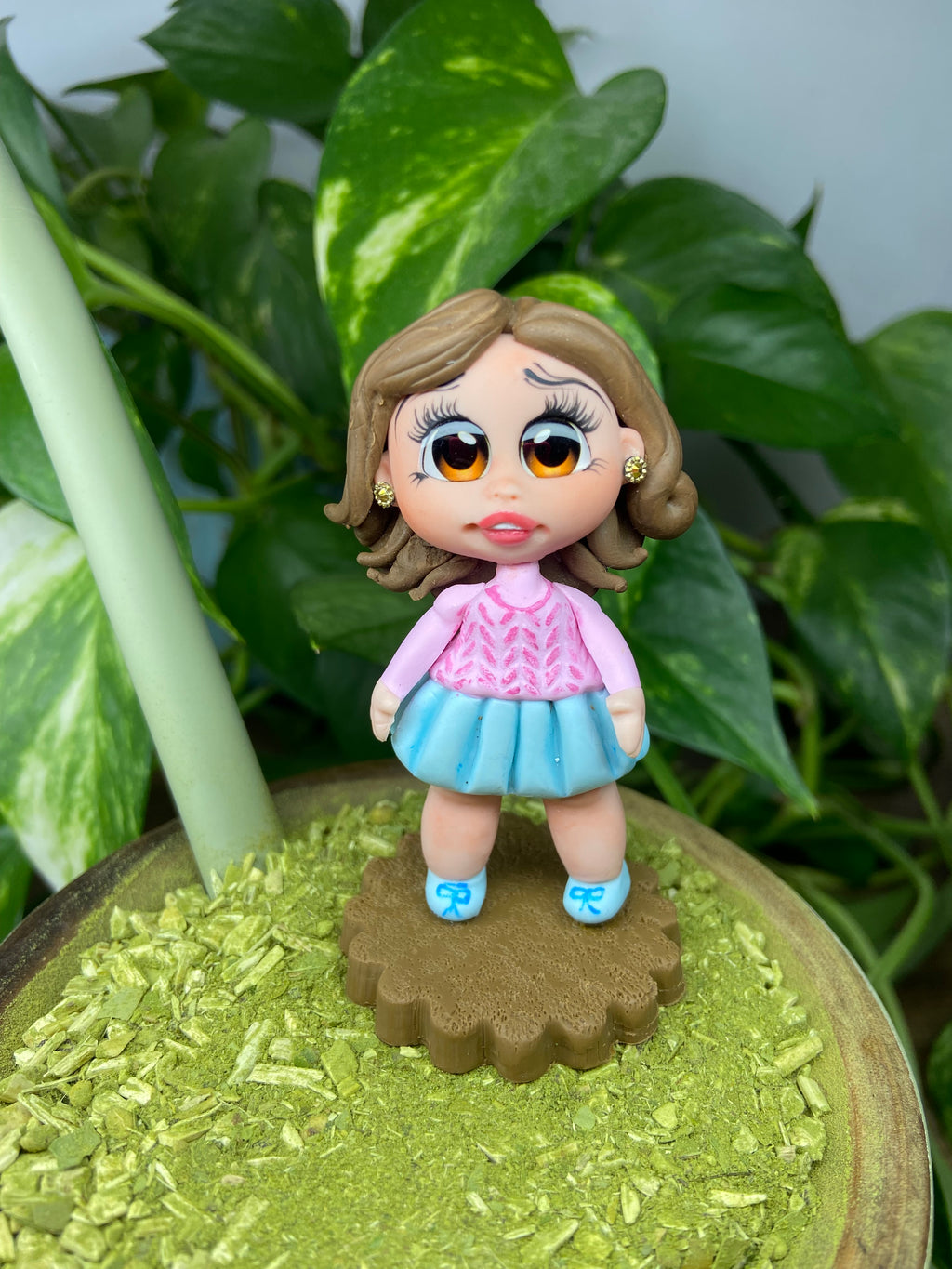 Boneca Luisa | enfeite de chimarrão