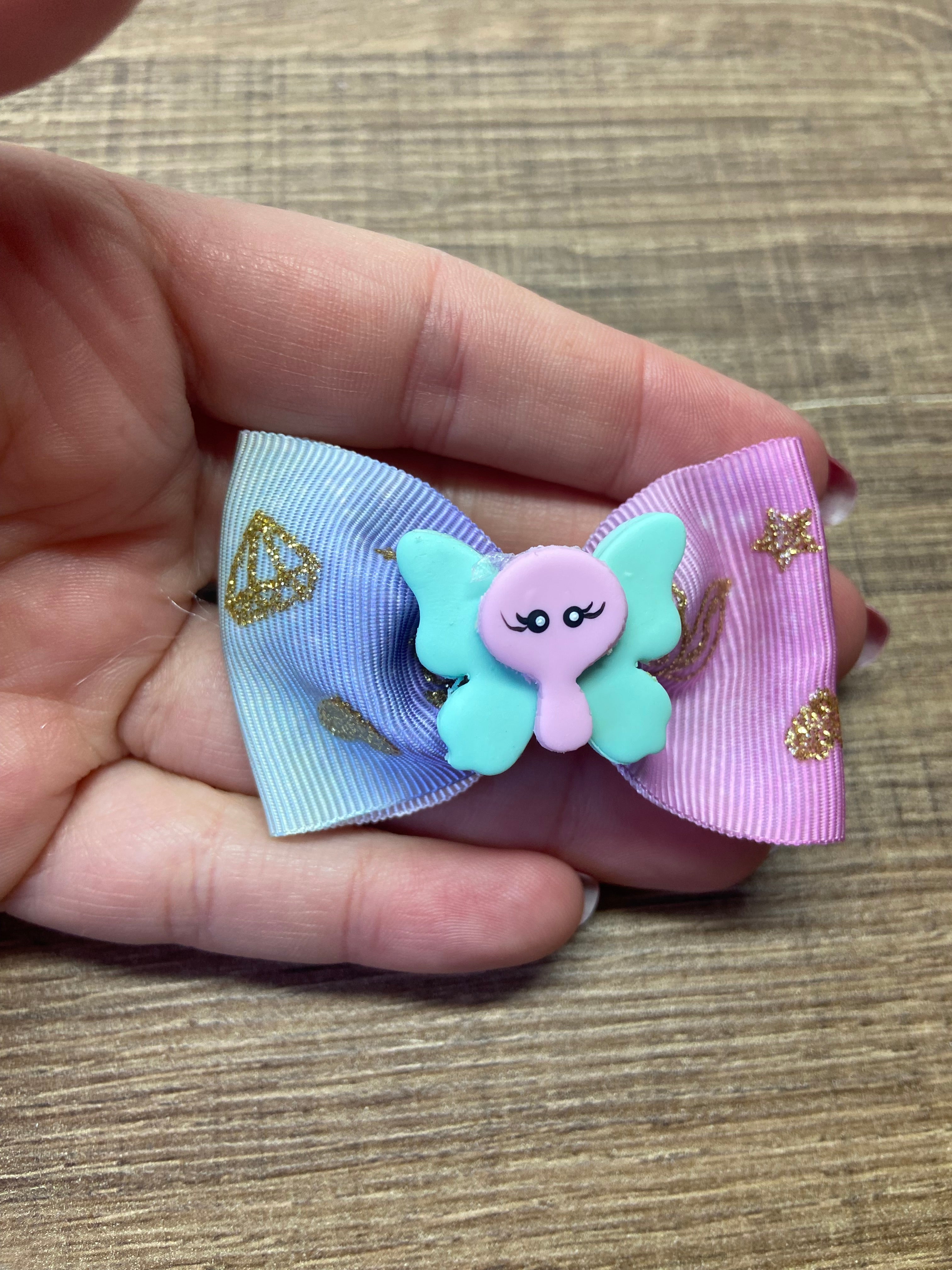 Laço de cabelo pequeno Borboleta