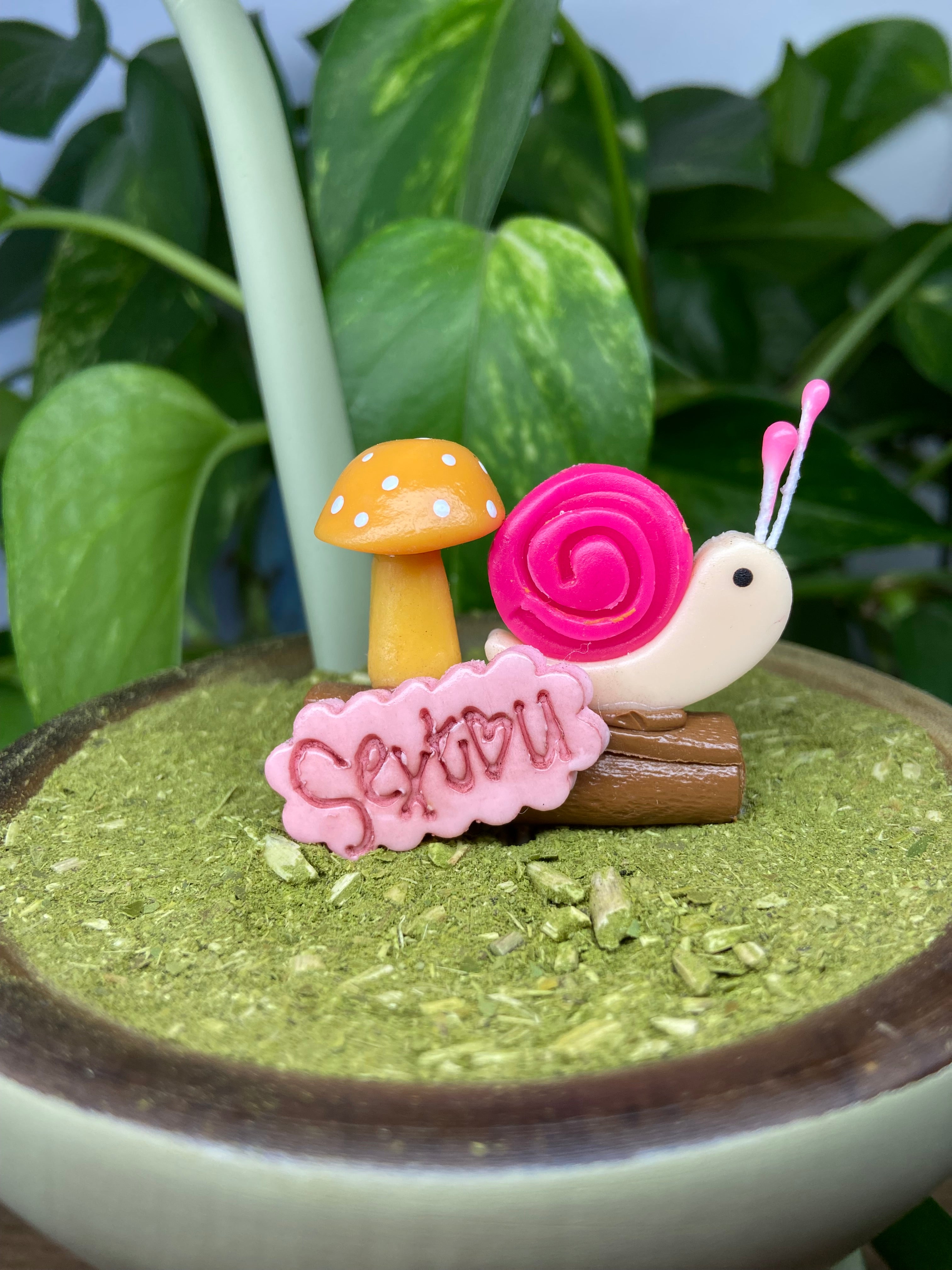 Sextou caracol| enfeite de chimarrão