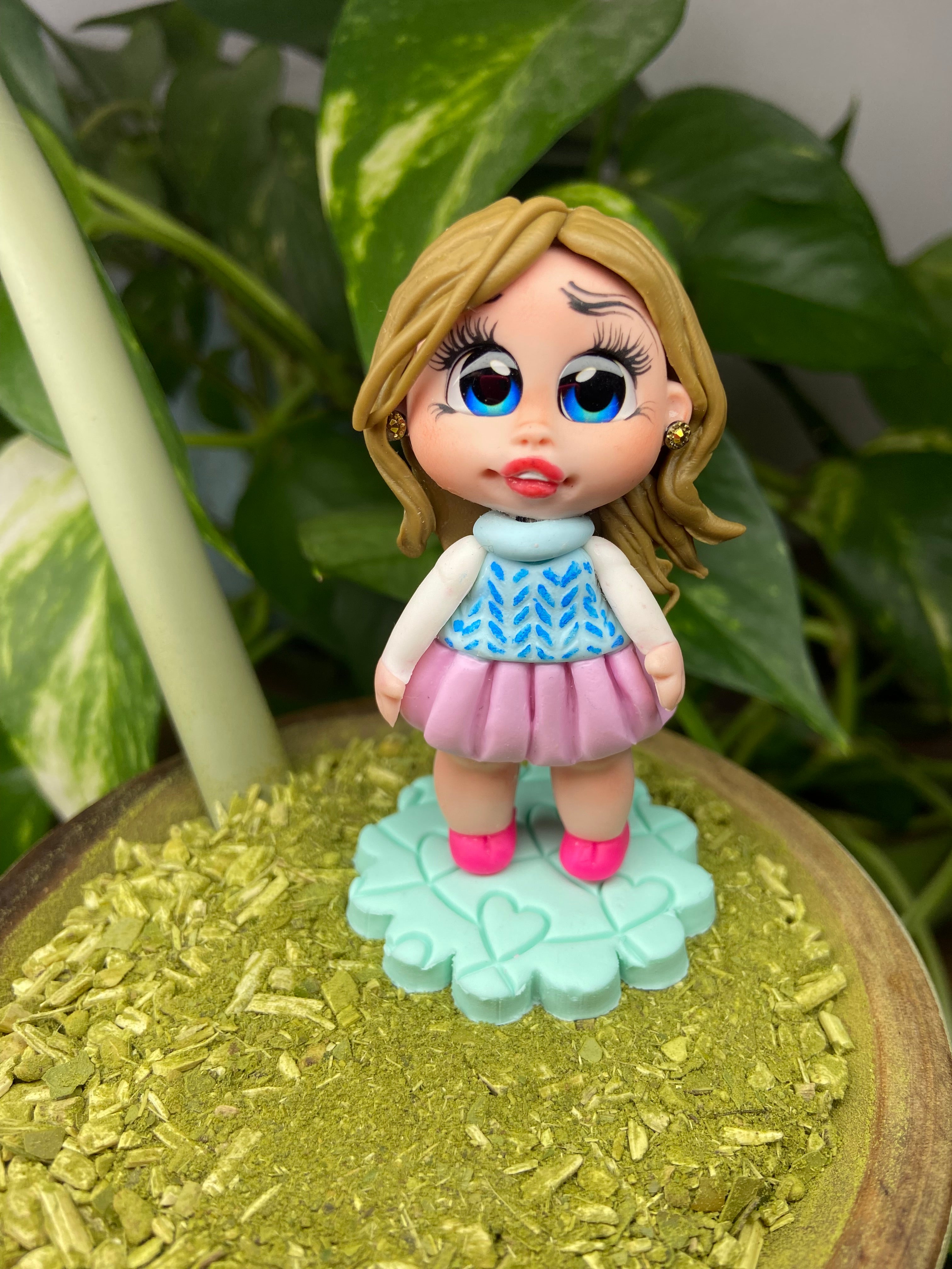 Boneca Manuela| enfeite de chimarrão