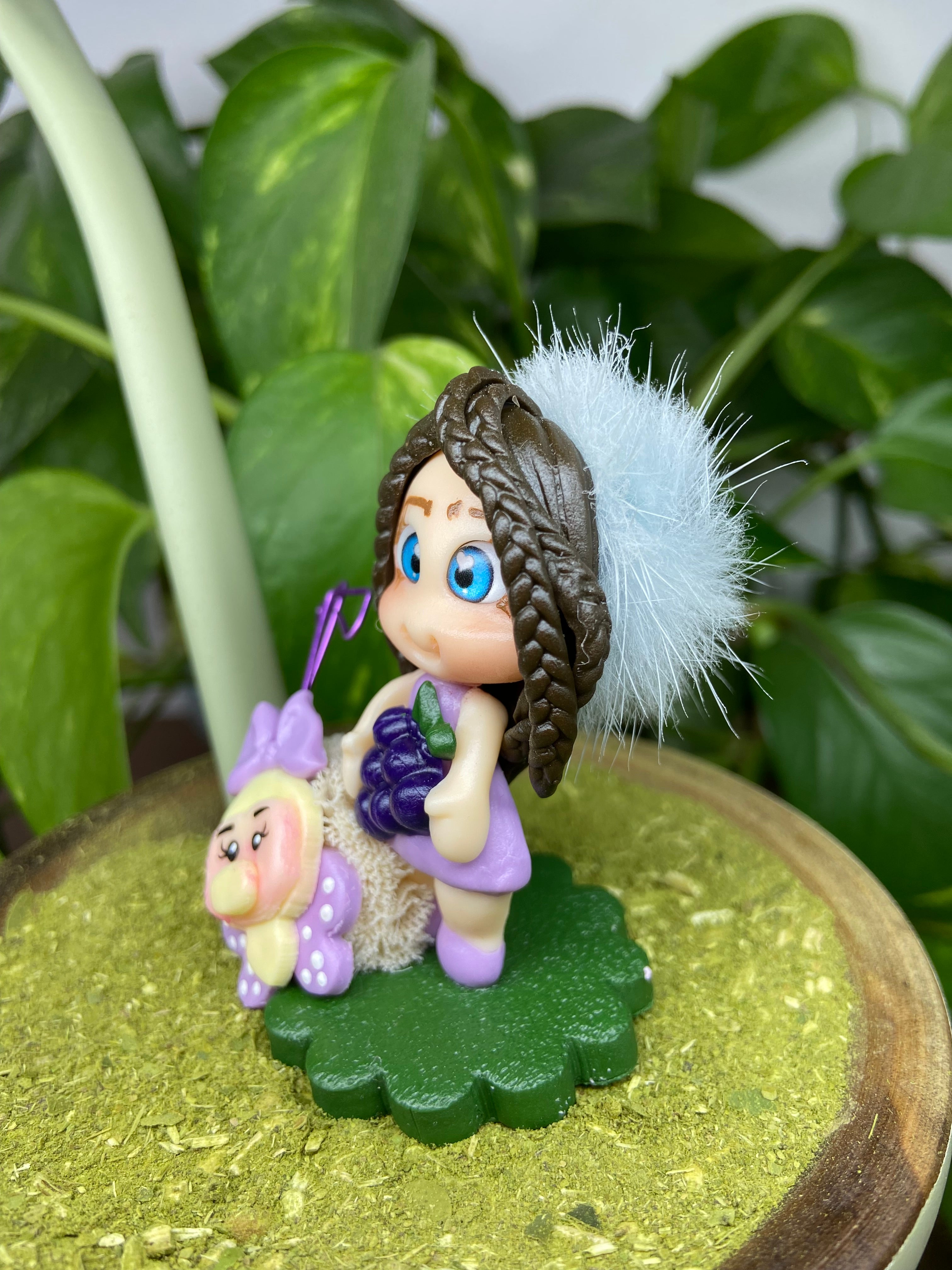 Boneca Uvinha| enfeite de chimarrão